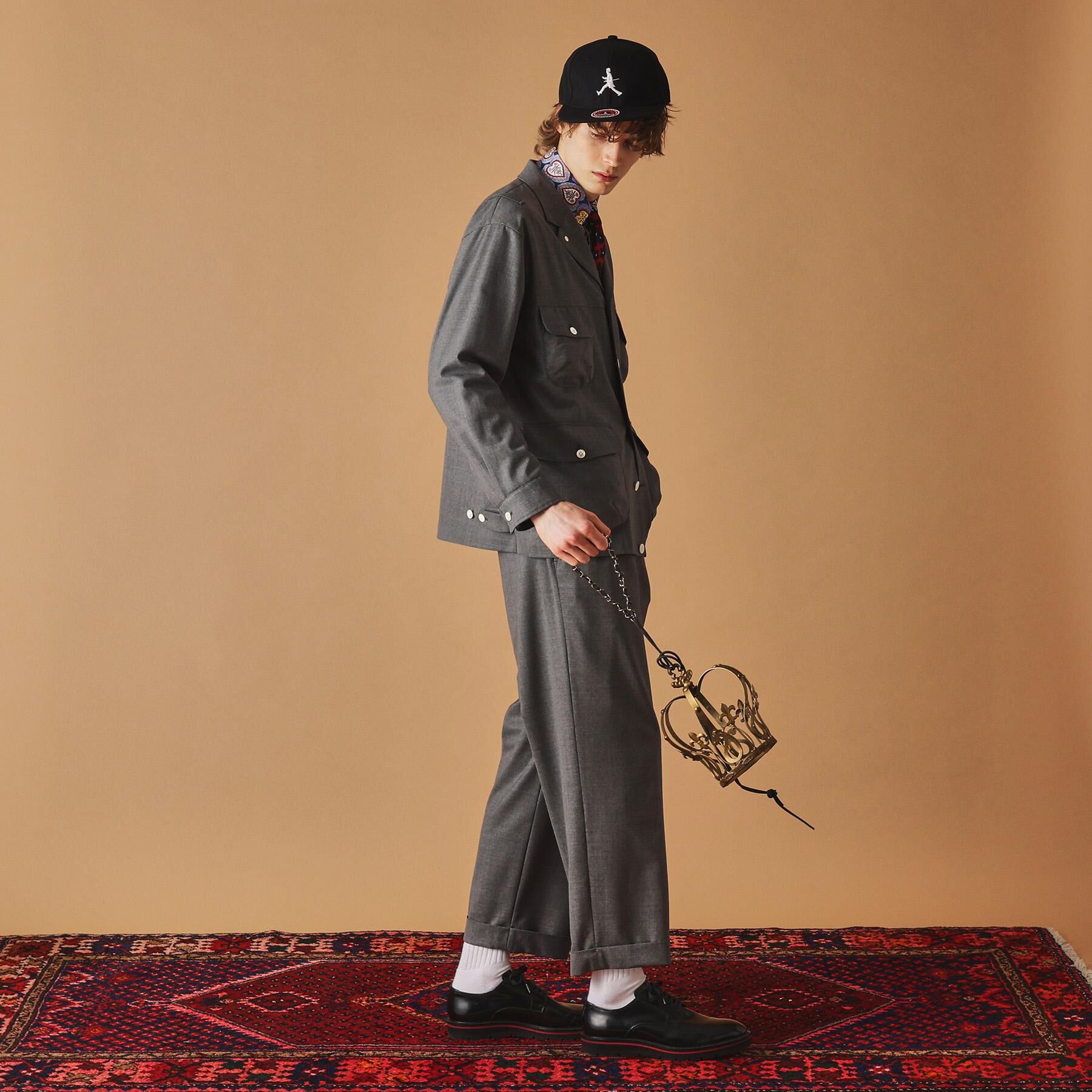 40CARATS&525「トニック グレーワイドスラックス」|その他|