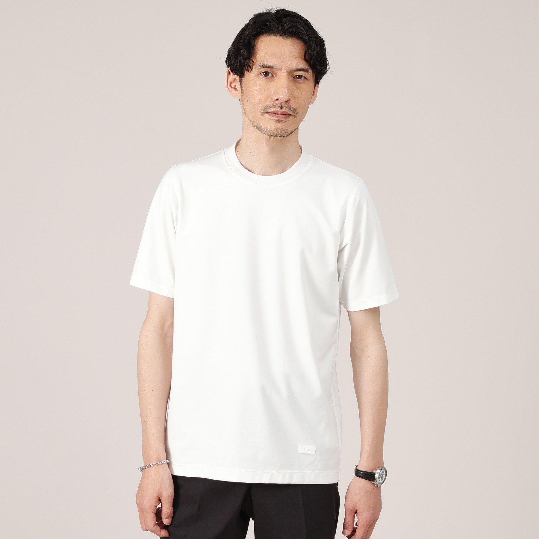 TAKEO KIKUCHI「【接触冷感】テーラード Tシャツ」|Tシャツ・カットソー|ホワイト(001)