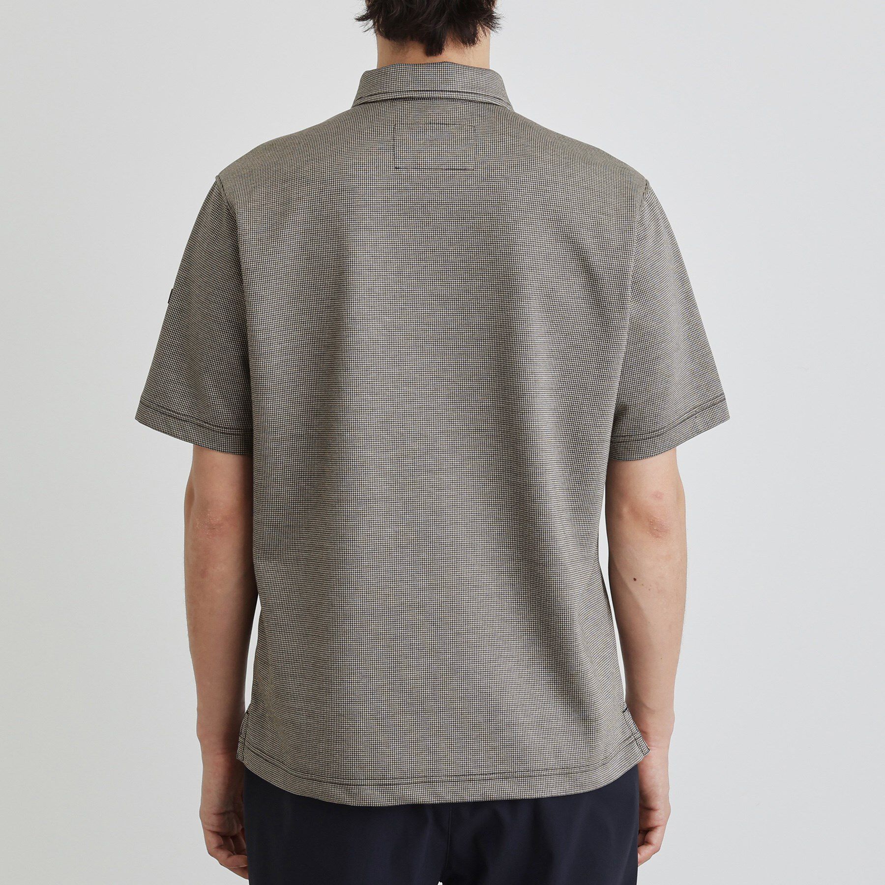 TAKEO KIKUCHI「千鳥柄ポロシャツ」|ポロシャツ|