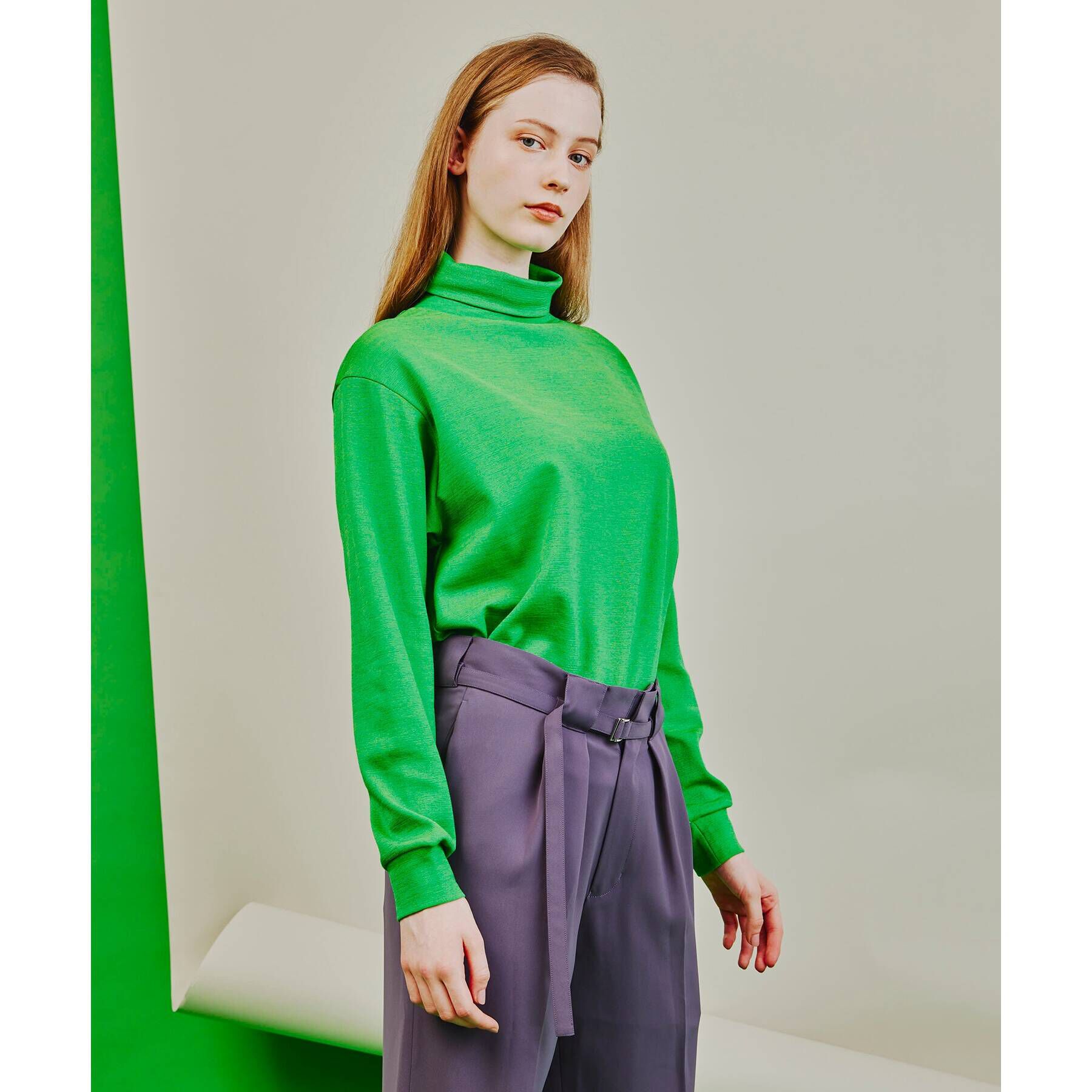 tk.TAKEO KIKUCHI「ウールナイロンミラノリブタートルネックニットソー」|Tシャツ・カットソー|