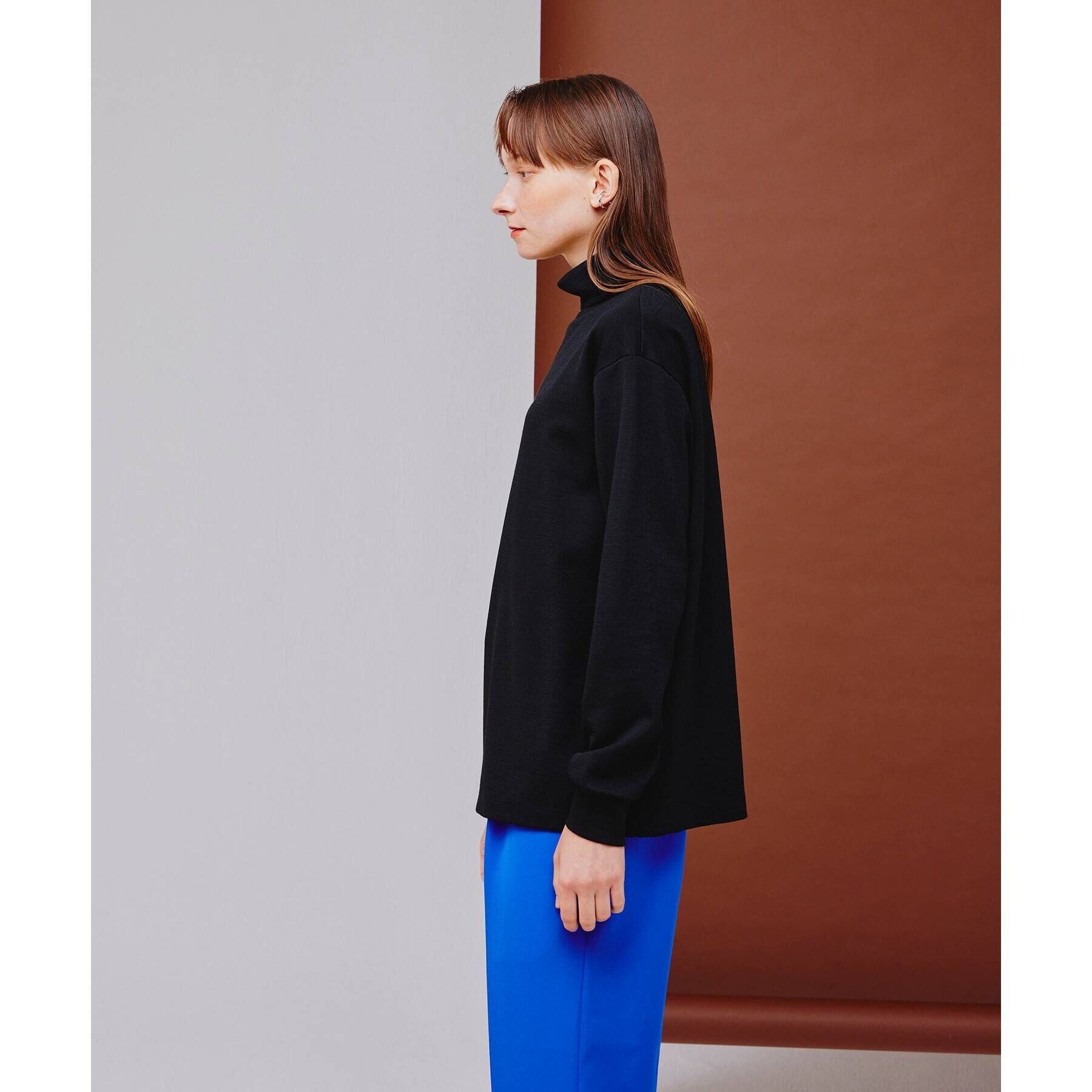 tk.TAKEO KIKUCHI「ウールナイロンミラノリブタートルネックニットソー」|Tシャツ・カットソー|