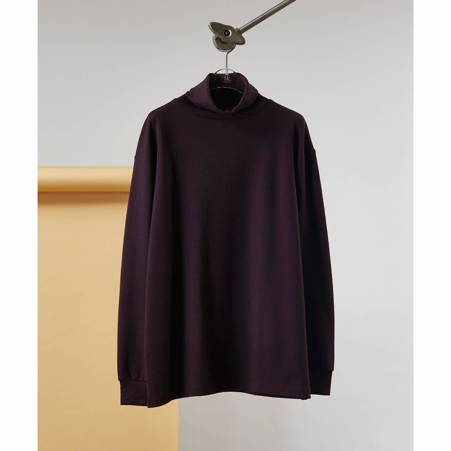 tk.TAKEO KIKUCHI「ウールナイロンミラノリブタートルネックニットソー」|Tシャツ・カットソー|ﾀﾞｰｸﾌﾞﾗｳﾝ(043)