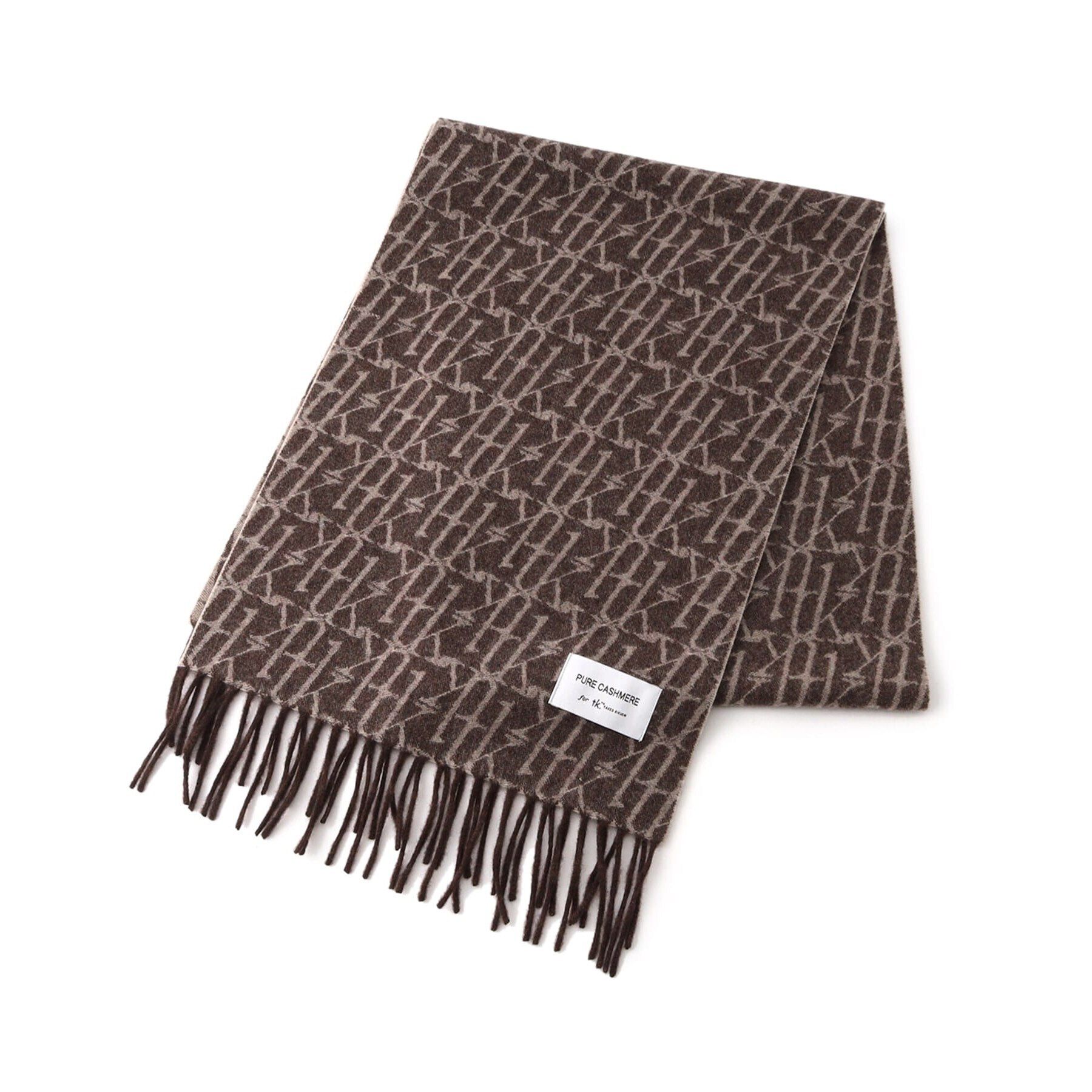 tk.TAKEO KIKUCHI「【カシミヤ100%】カシミヤモノグラムマフラー」|ストール|