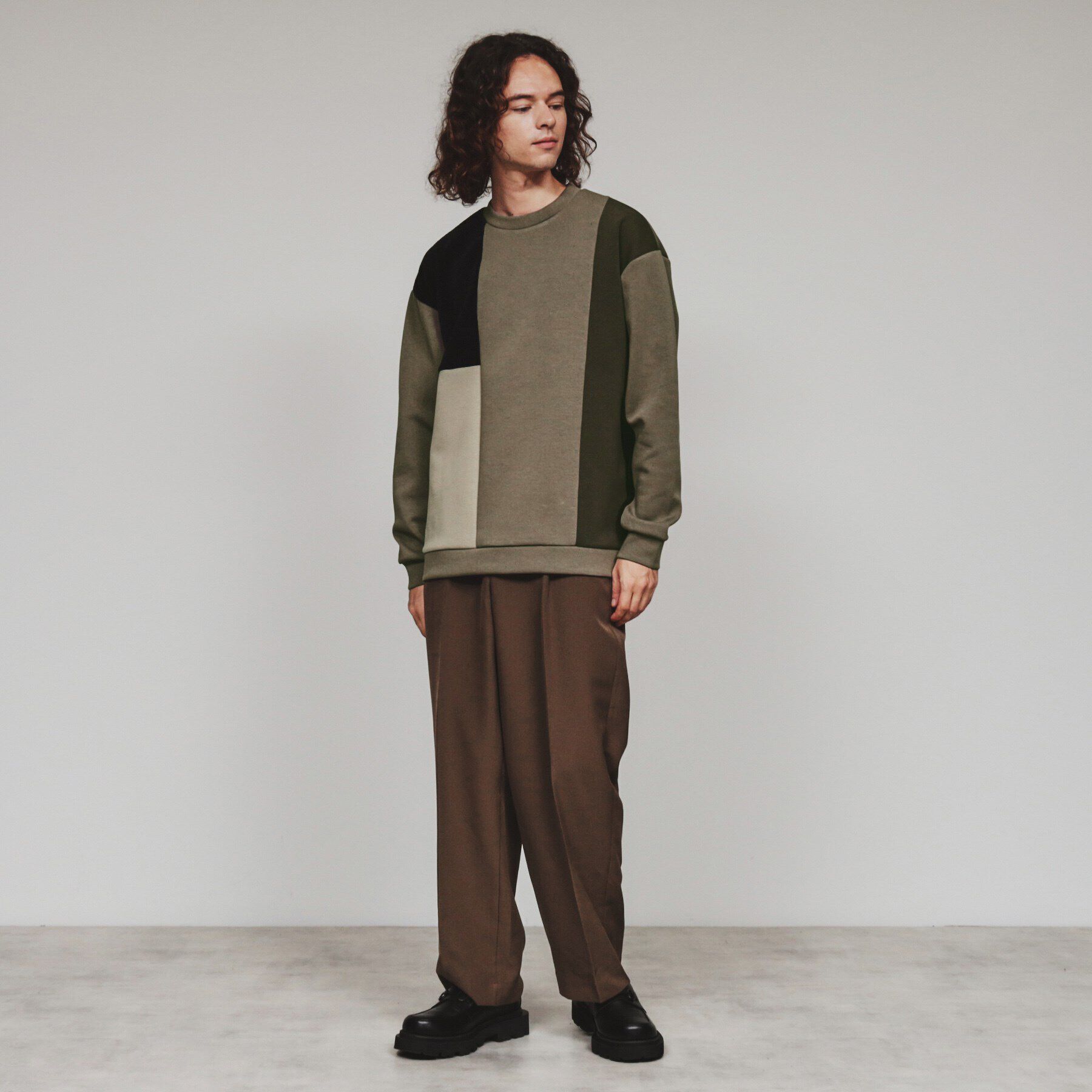 tk.TAKEO KIKUCHI「切替モールスウェット」|パーカー|