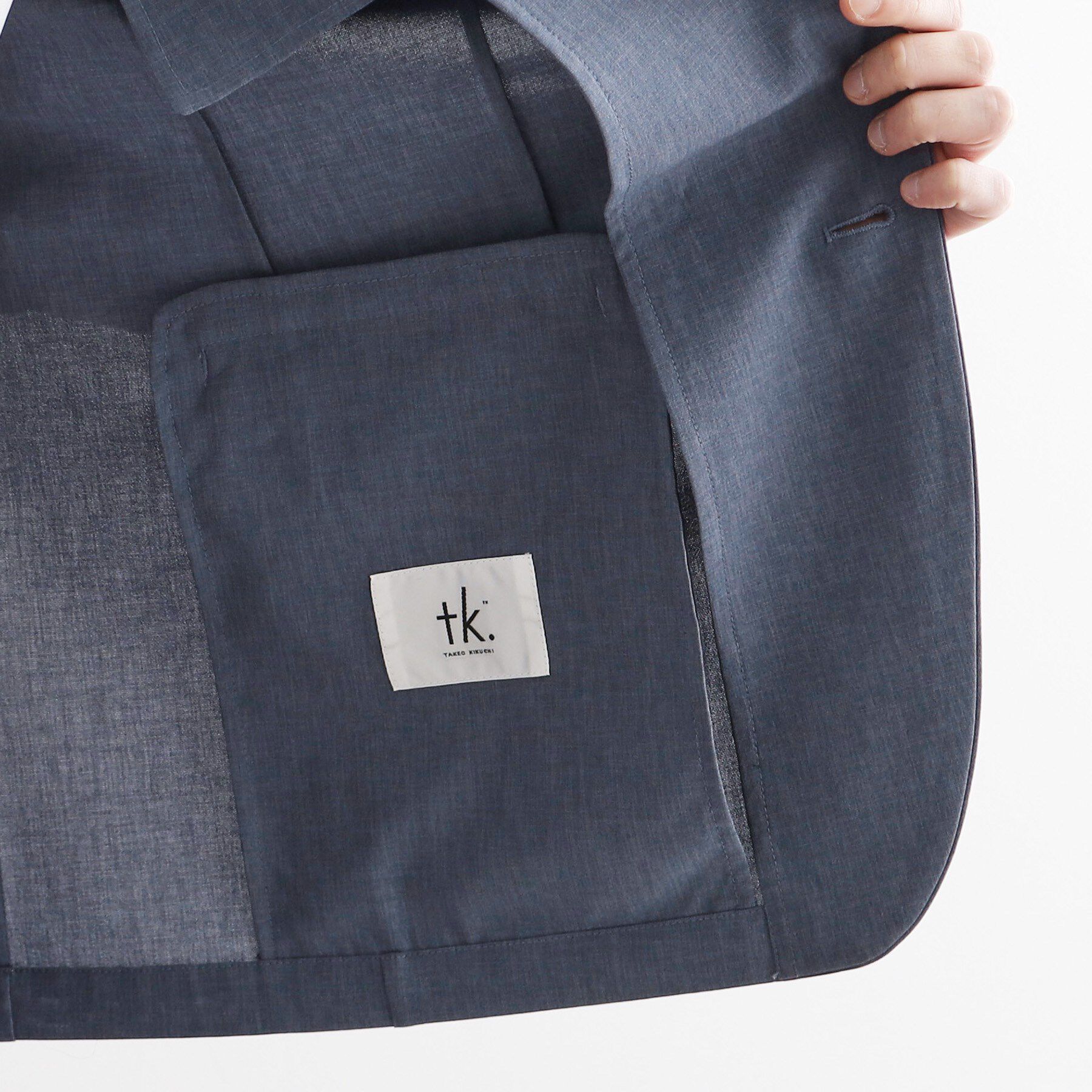tk.TAKEO KIKUCHI「【洗える/吸水速乾】機能性ポリトロジャケット/セットアップ対応」|テーラードジャケット|
