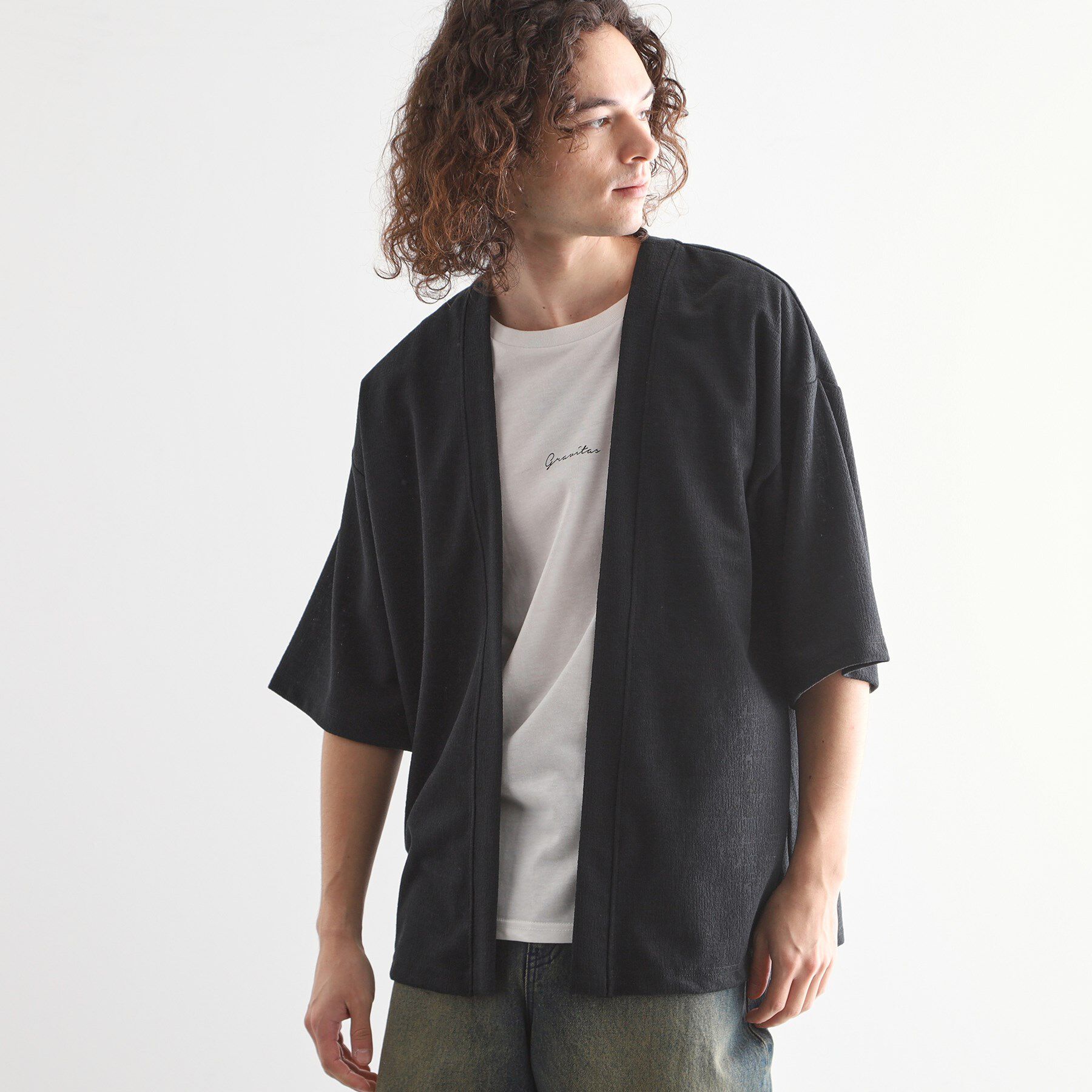 tk.TAKEO KIKUCHI「5分袖ボレロアンサンブル」|Tシャツ・カットソー|