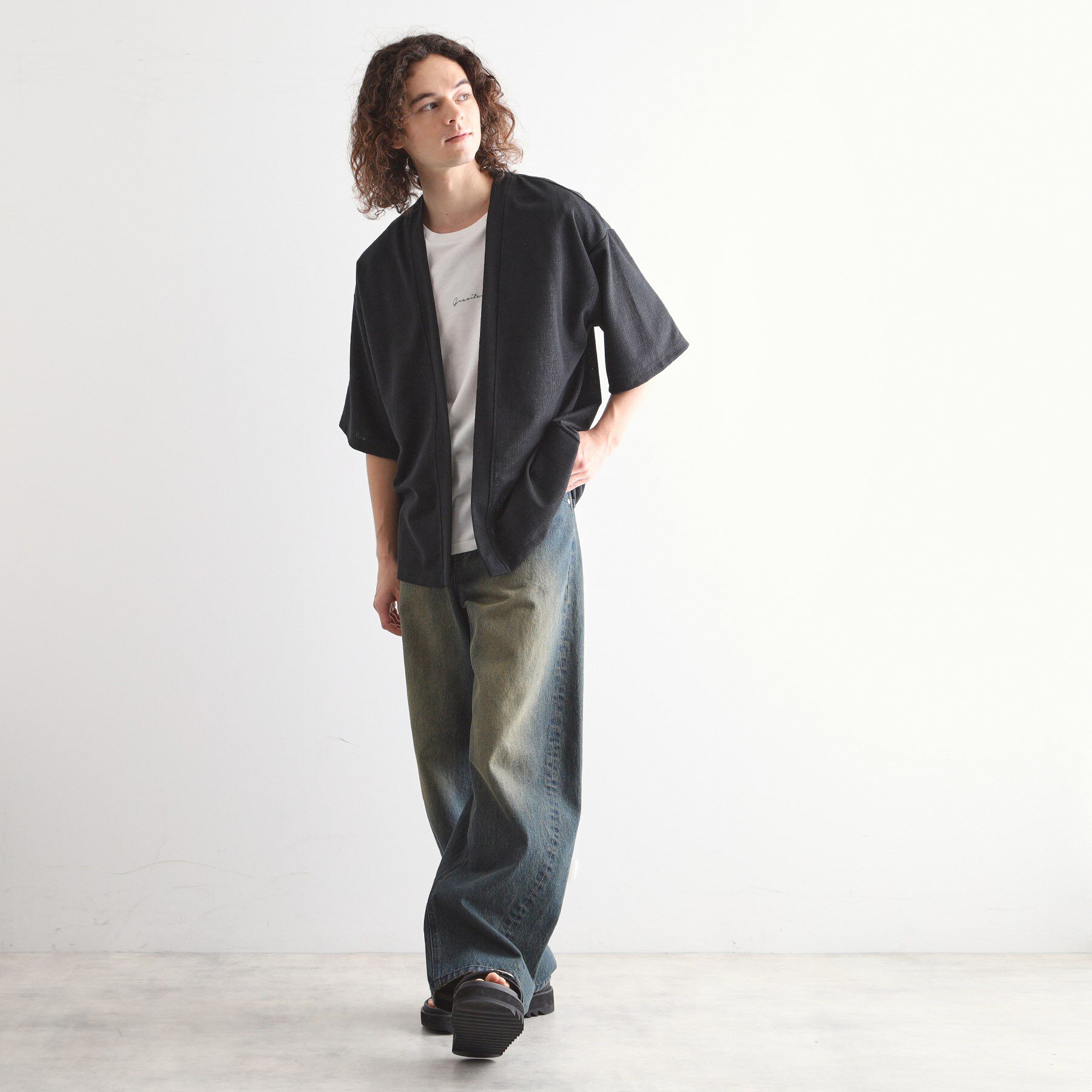 tk.TAKEO KIKUCHI「5分袖ボレロアンサンブル」|Tシャツ・カットソー|