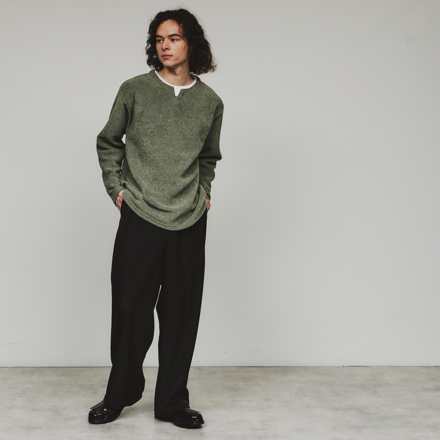 tk.TAKEO KIKUCHI「ブークレフェイクレイヤードカットソー」|Tシャツ・カットソー|