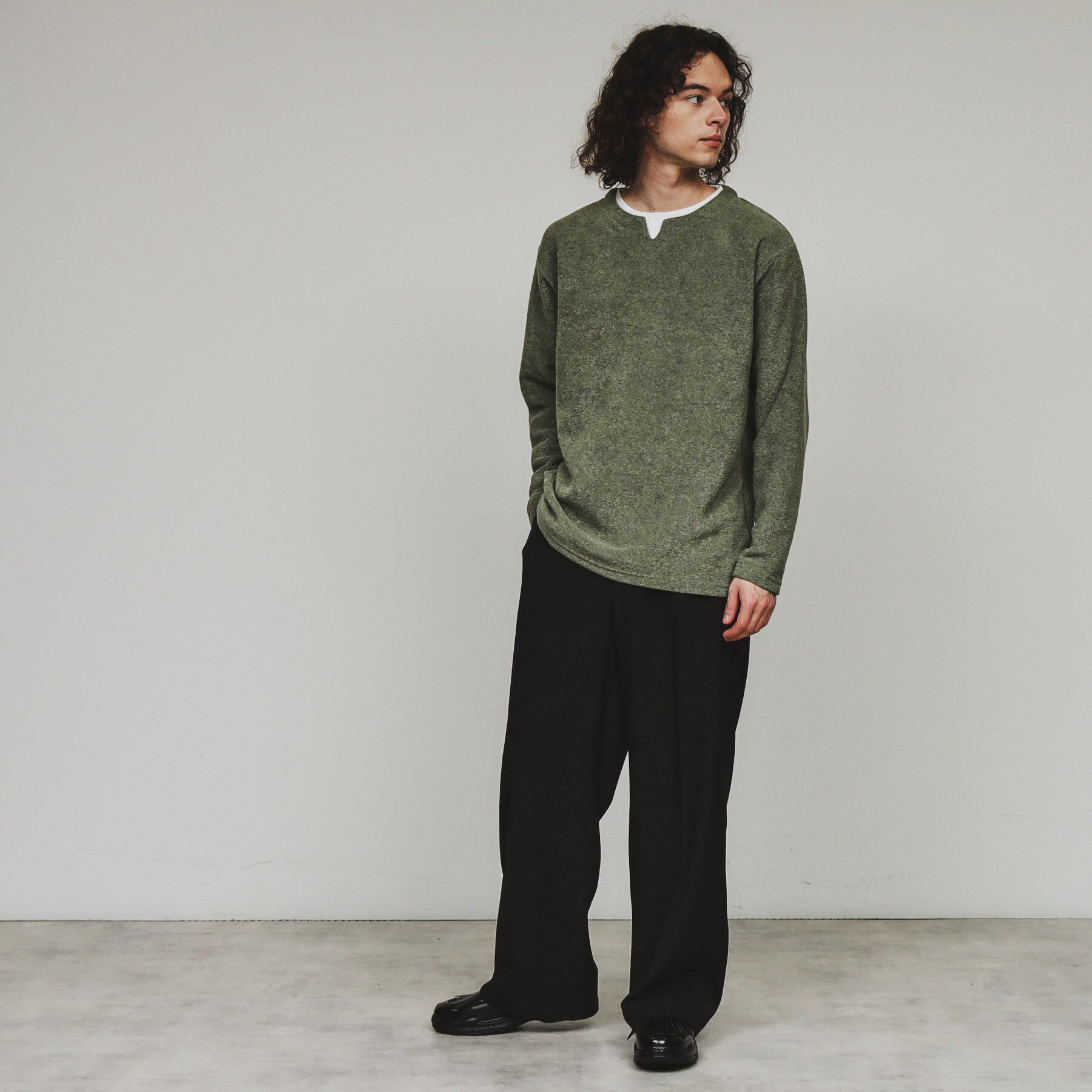 tk.TAKEO KIKUCHI「ブークレフェイクレイヤードカットソー」|Tシャツ・カットソー|