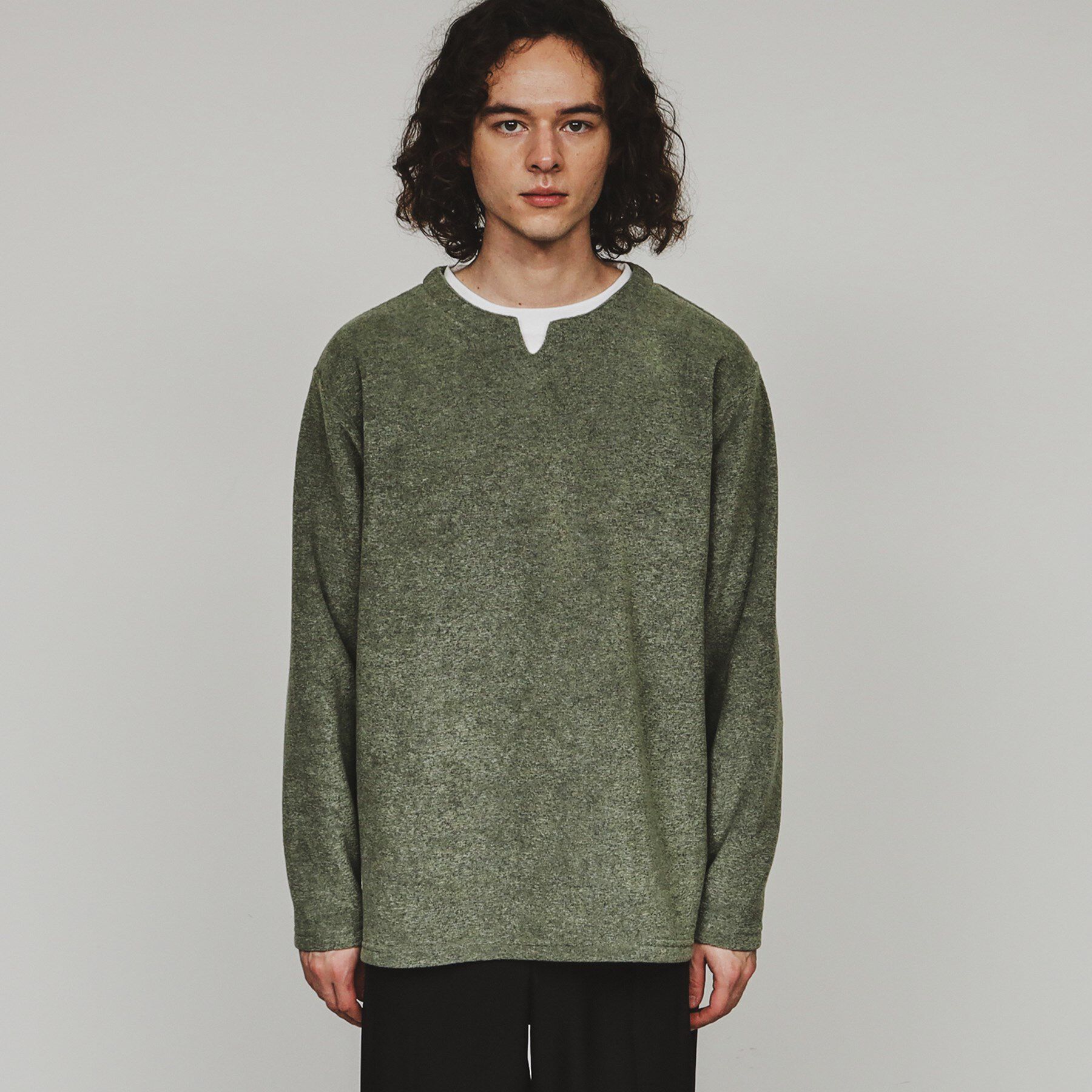 tk.TAKEO KIKUCHI「ブークレフェイクレイヤードカットソー」|Tシャツ・カットソー|