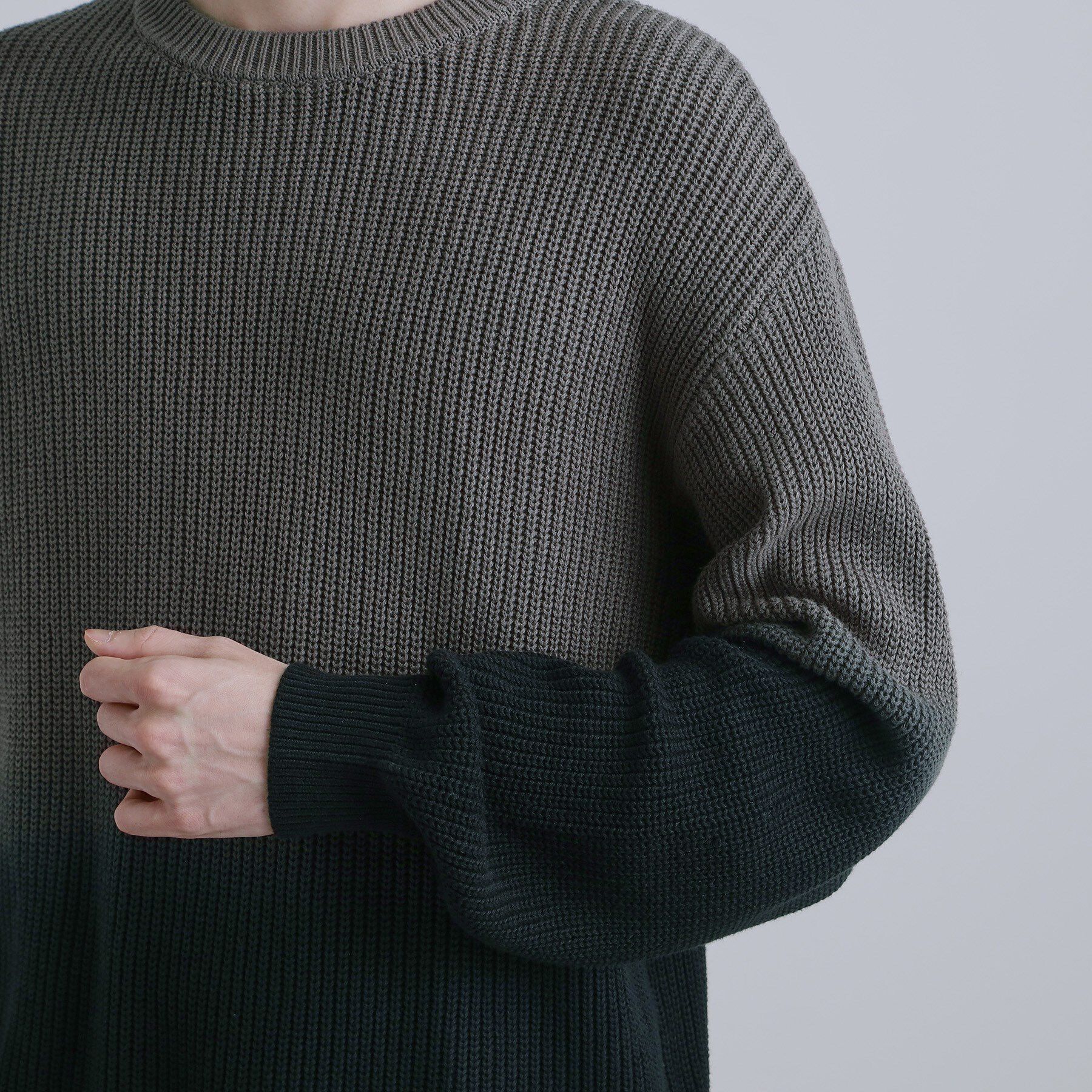 tk.TAKEO KIKUCHI「コットン畔編みグラデーションニット」|ニット・セーター|