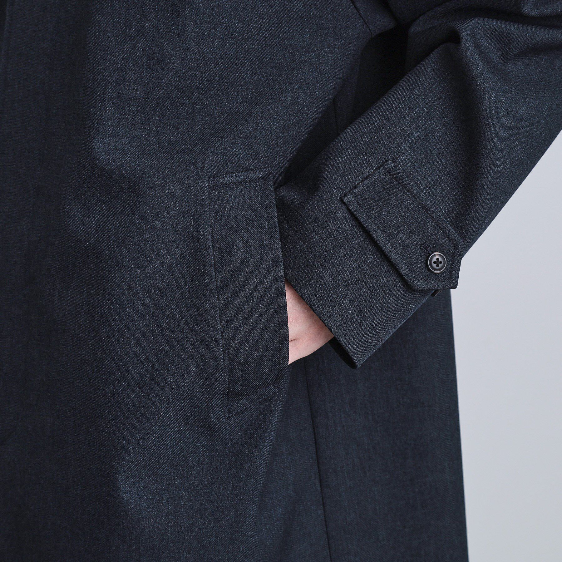 tk.TAKEO KIKUCHI「サキソニーコート」|ステンカラーコート|