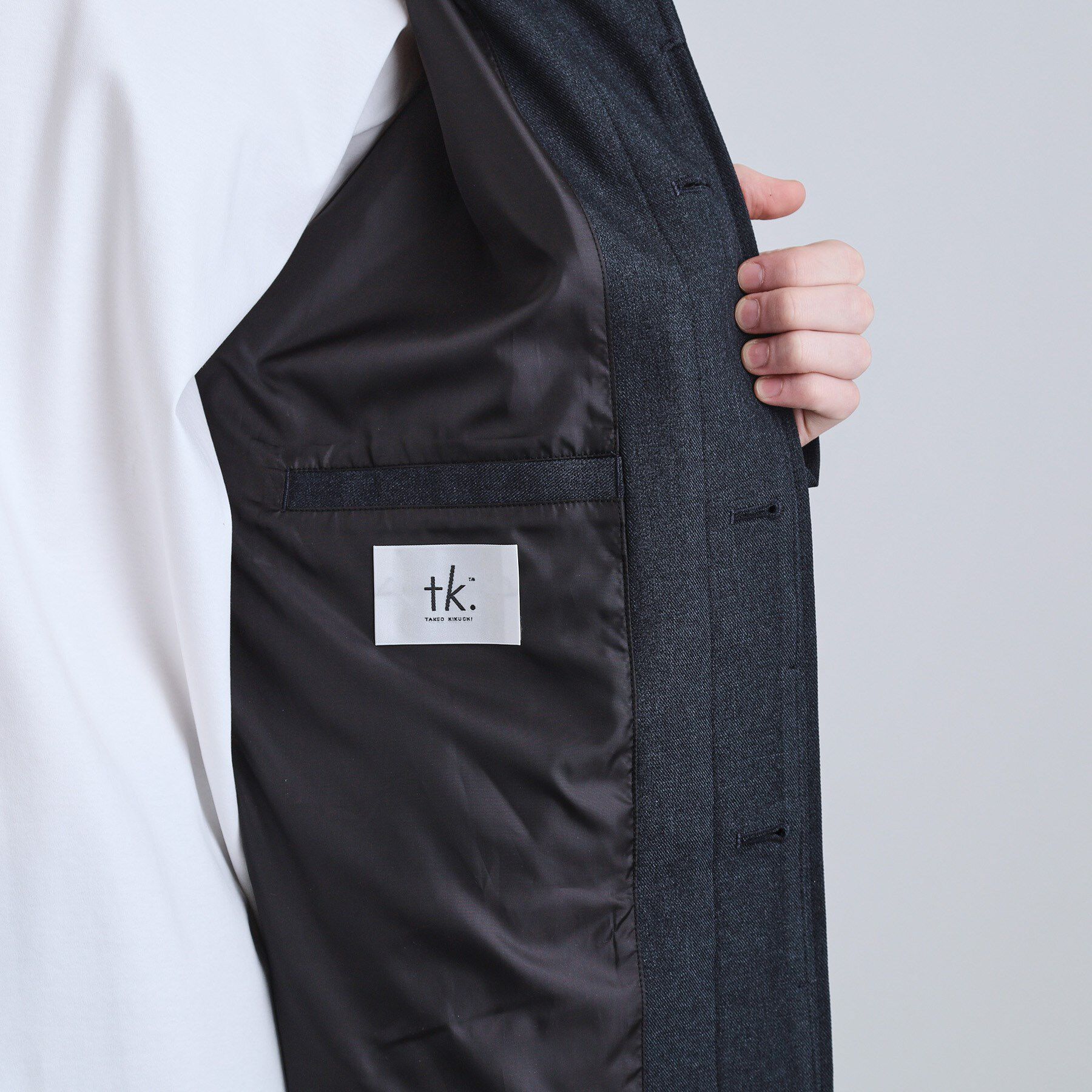 tk.TAKEO KIKUCHI「サキソニーコート」|ステンカラーコート|