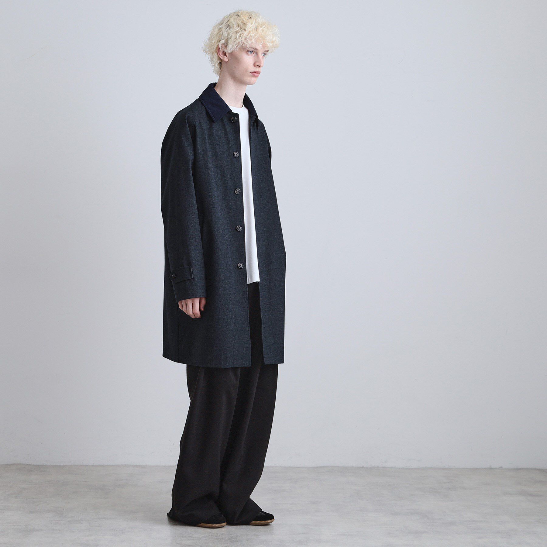 tk.TAKEO KIKUCHI「サキソニーコート」|ステンカラーコート|