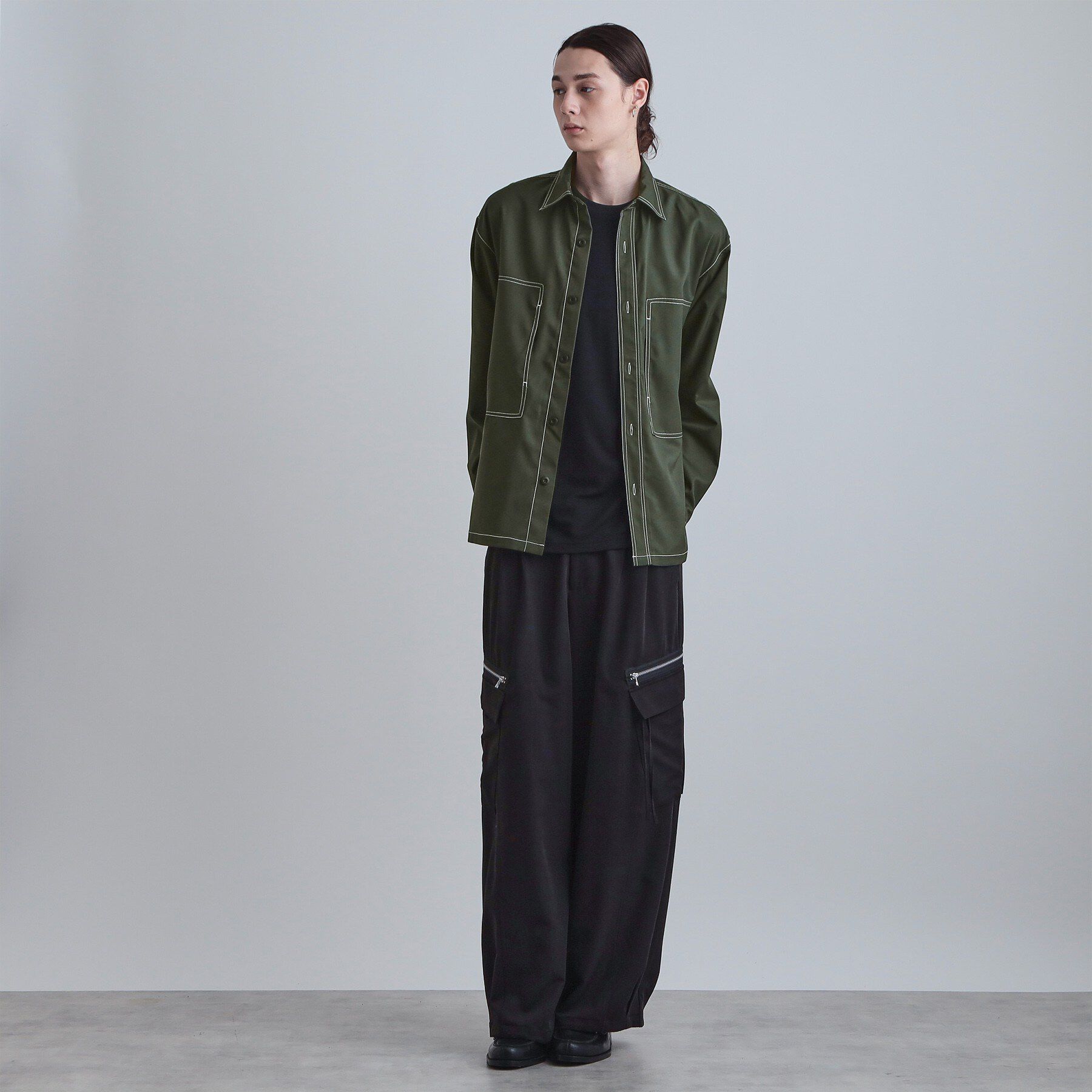 tk.TAKEO KIKUCHI「配色ステッチシャツ」|シャツ・ブラウス|