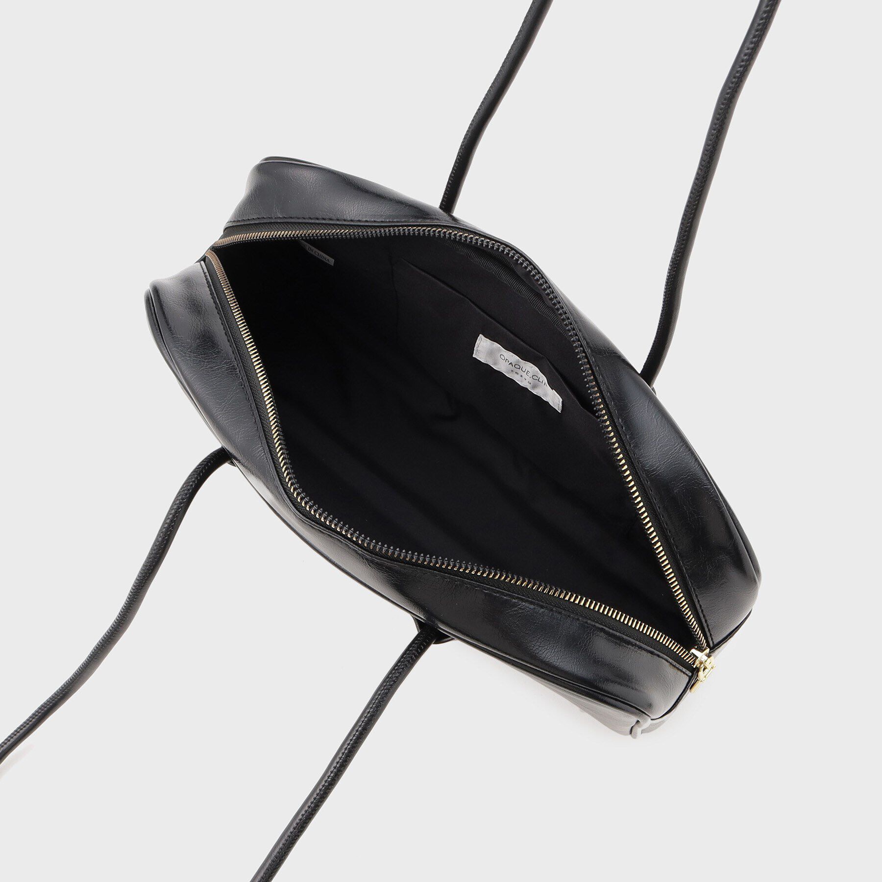 OPAQUE.CLIP「オイル調合皮ワイドボストンバッグ」|ボストンバッグ|