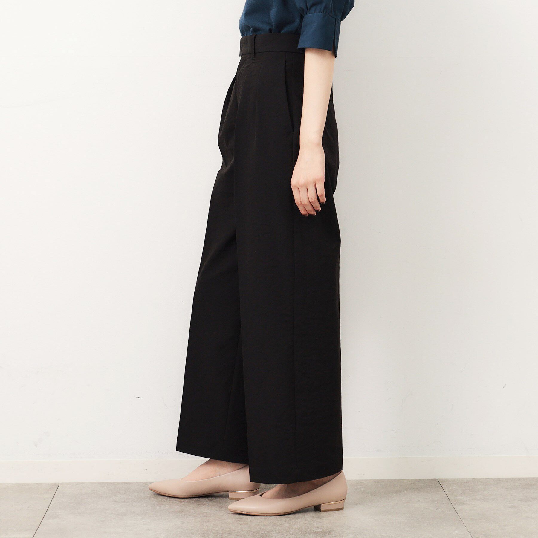 OPAQUE.CLIP「ストレッチ チノワイドパンツ【洗濯機洗い可】」|その他|