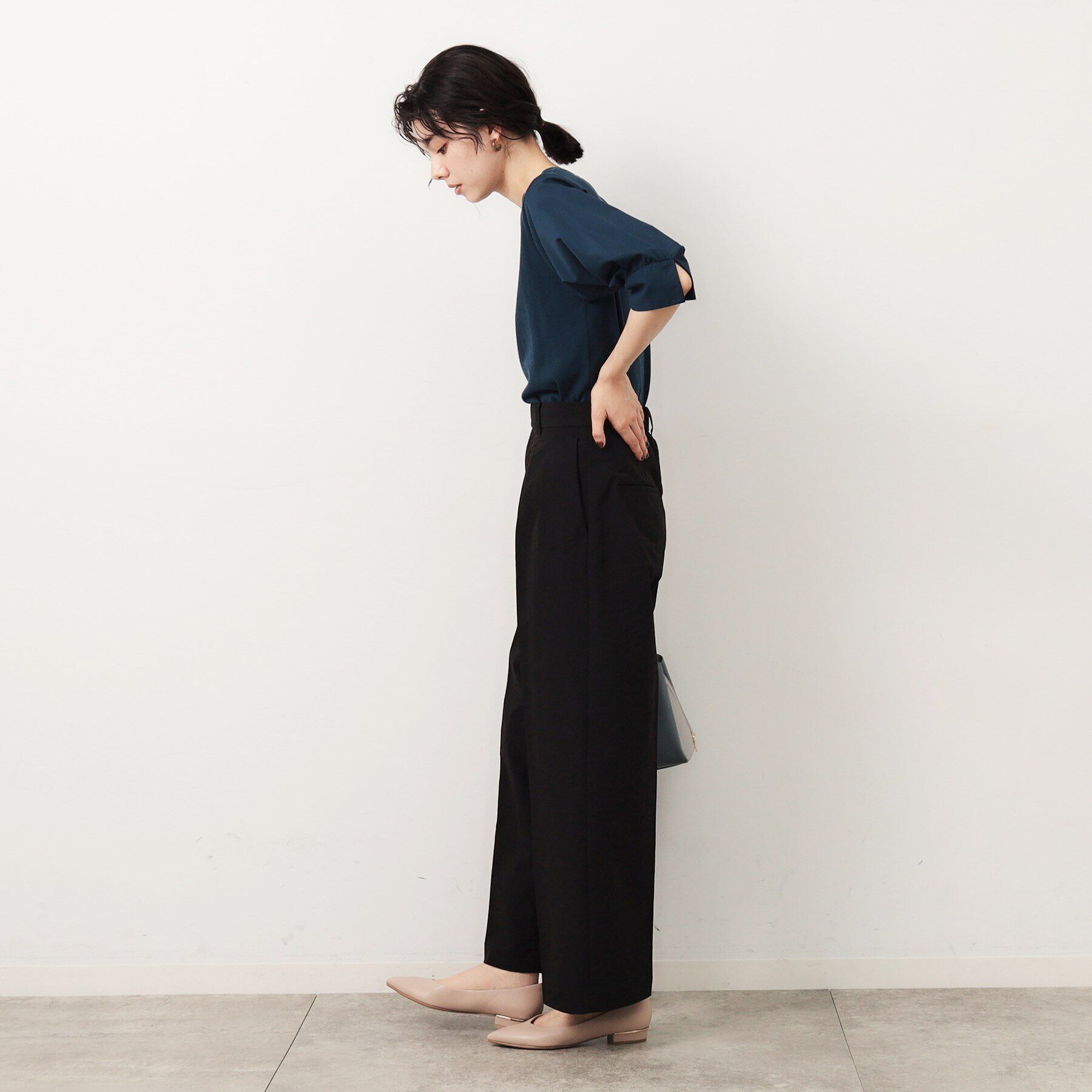 OPAQUE.CLIP「ストレッチ チノワイドパンツ【洗濯機洗い可】」|その他|