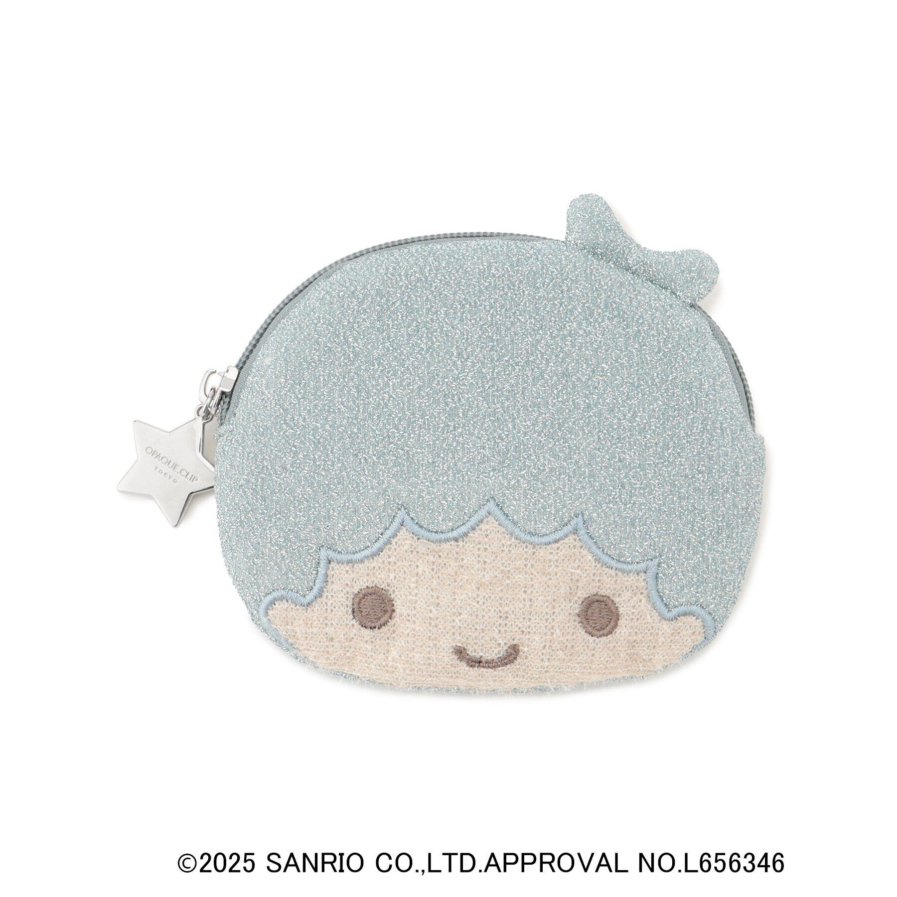 OPAQUE.CLIP「【リトルツインスターズコラボ】キキ＆ララ キキフェイス型フラットポーチ」|ポーチ|