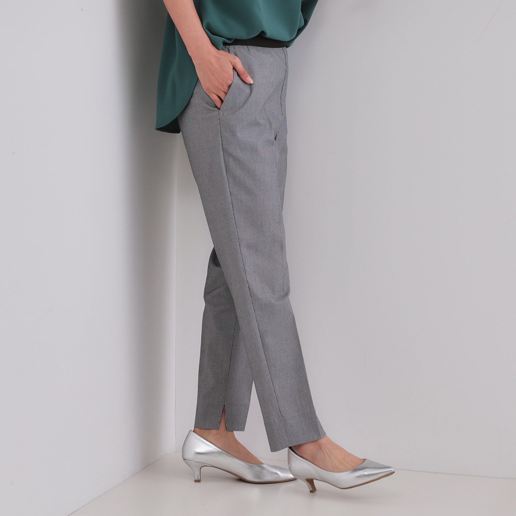 OPAQUE.CLIP「ハイストレッチイージースティックパンツ【洗濯機洗い可】」|その他|