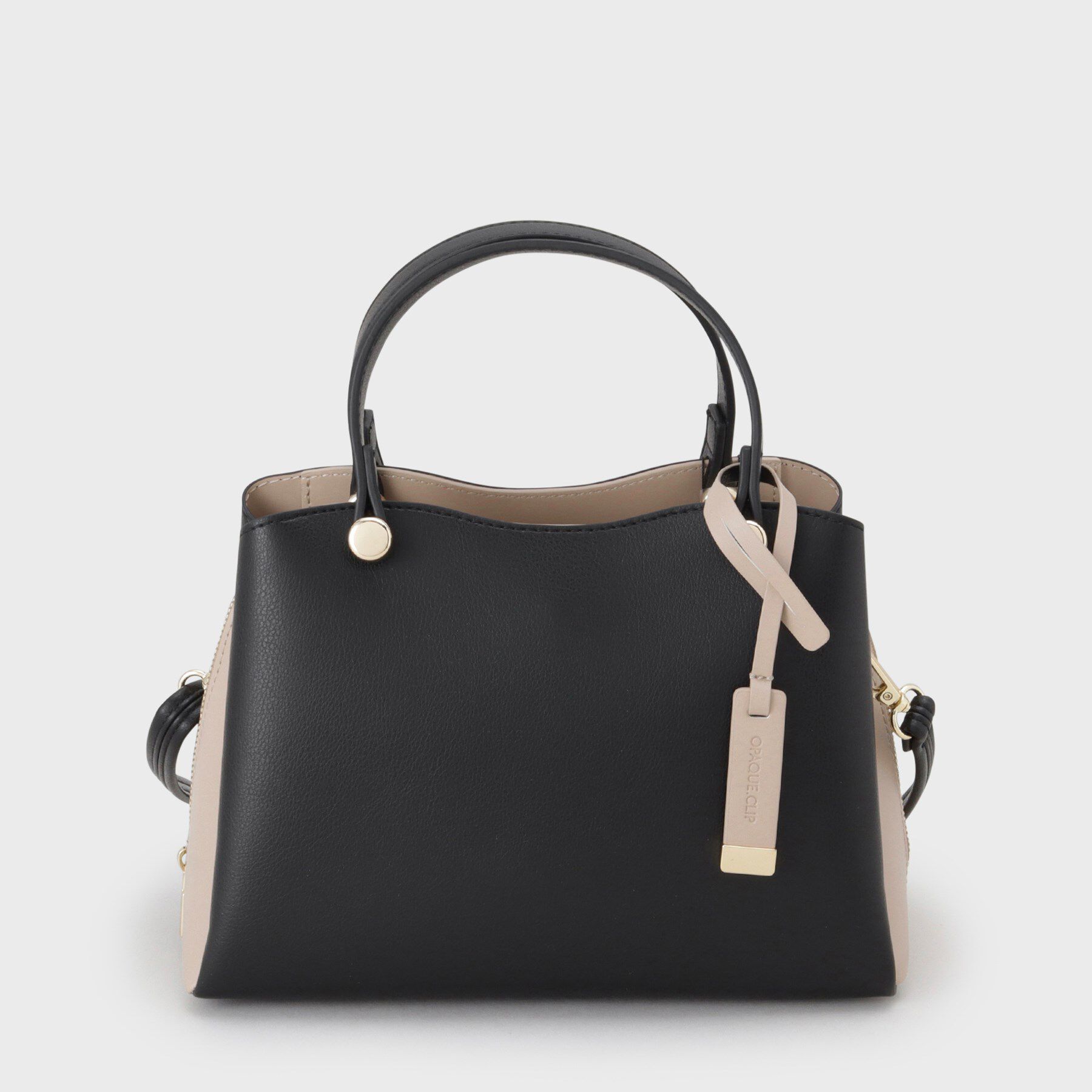 OPAQUE.CLIP「【2WAY】バイカラーミドルボストンバッグ」|ボストンバッグ|