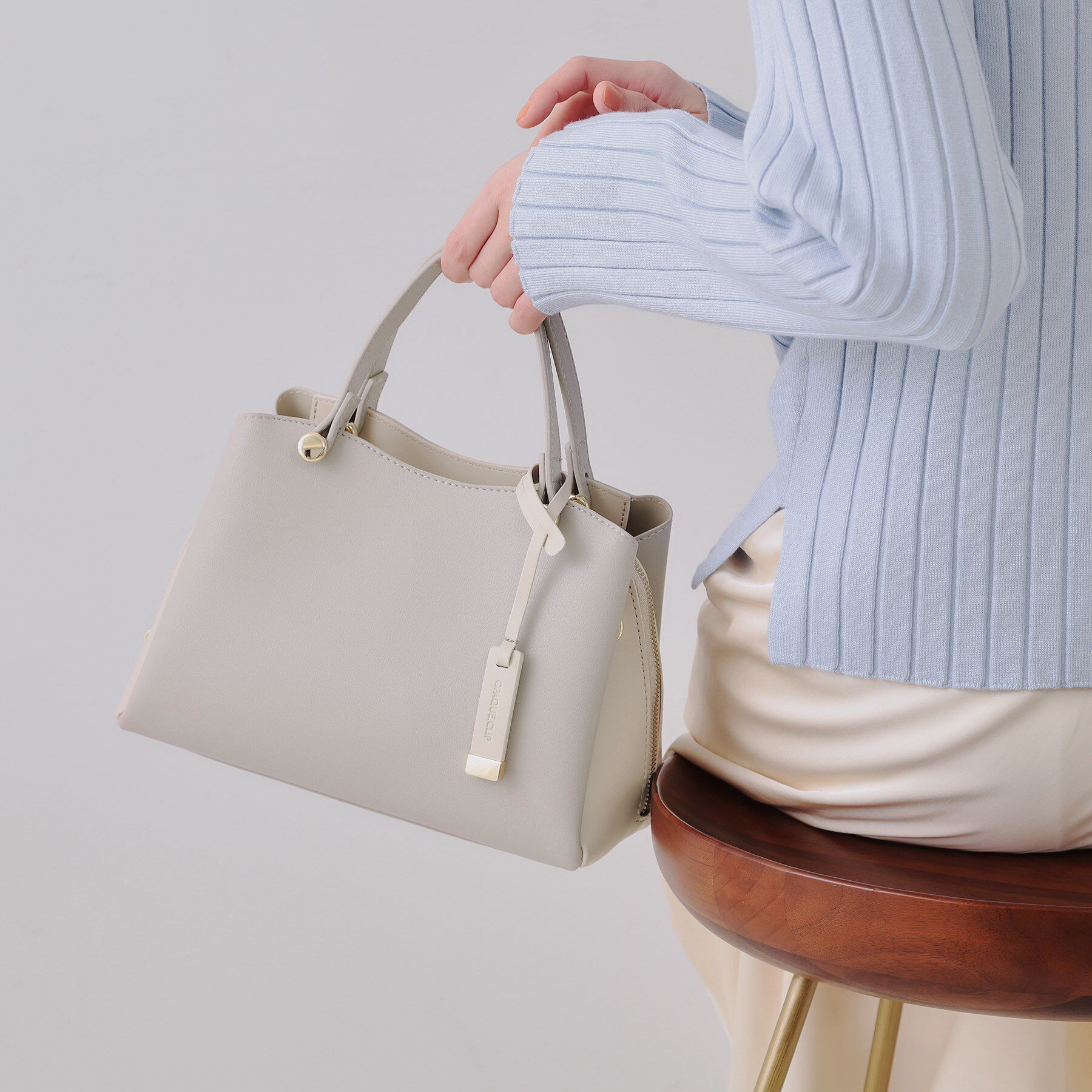 OPAQUE.CLIP「【2WAY】バイカラーミドルボストンバッグ」|ボストンバッグ|