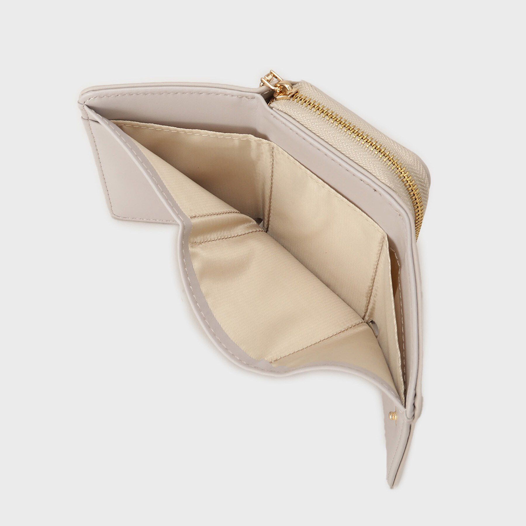 OPAQUE.CLIP「スタッズデザイン 三つ折りミニウォレット」|財布|