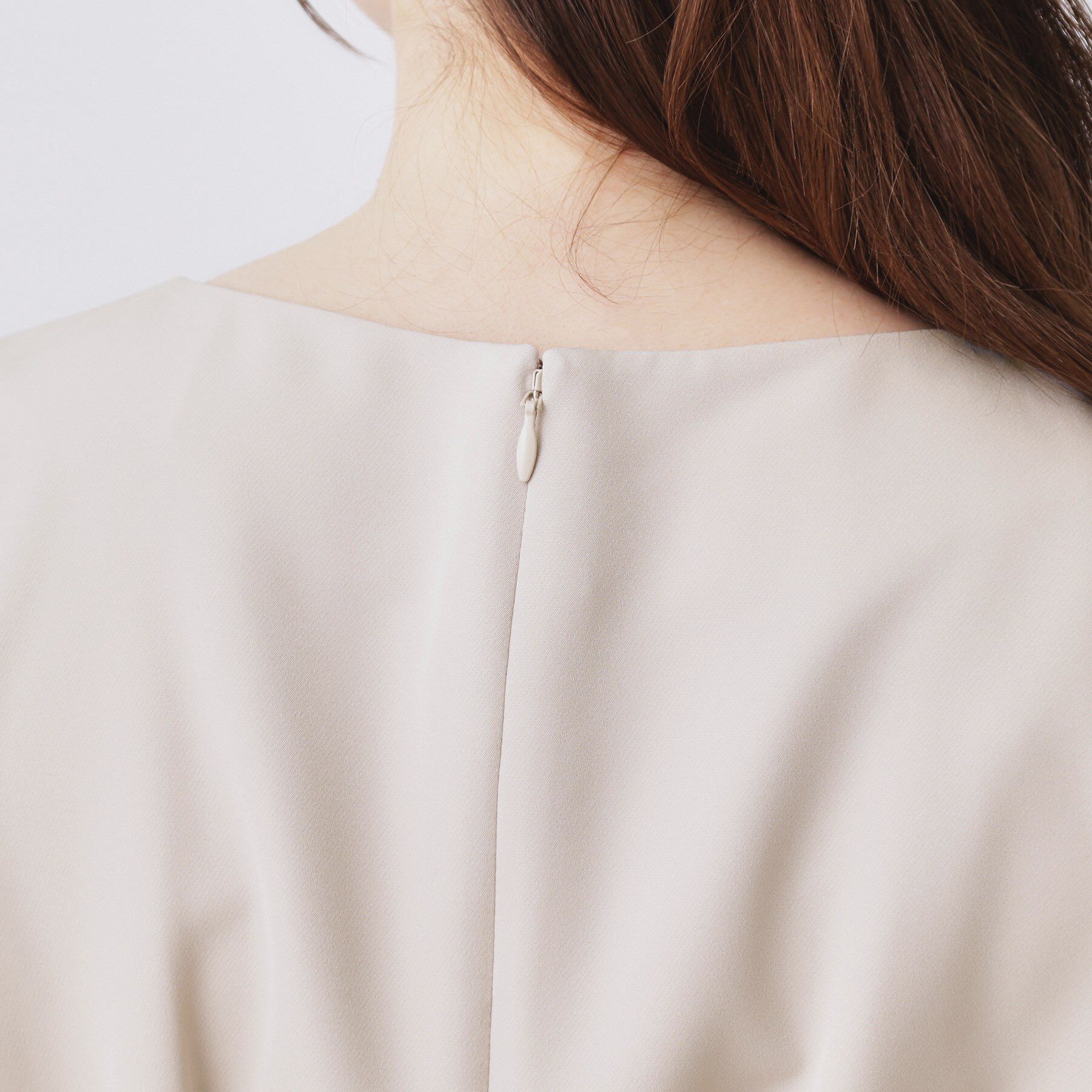 Couture broach「【ハレの日・通勤】レース袖タックフレアワンピース」|ワンピース|