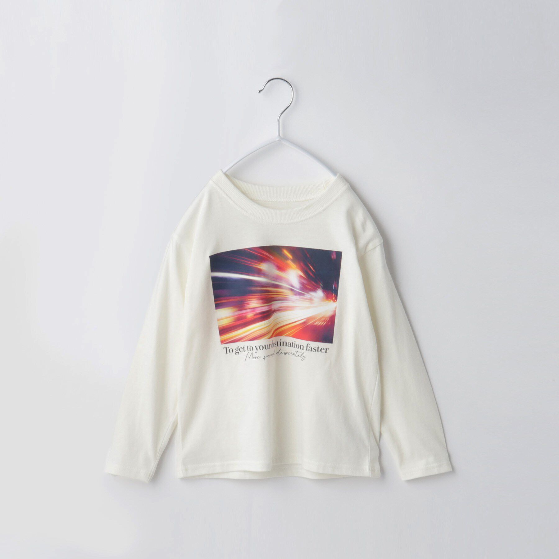 THE SHOP TK「【110－160/親子リンク】オーガビッツコットンプリントTシャツ/洗濯機OK」|Tシャツ・カットソー|