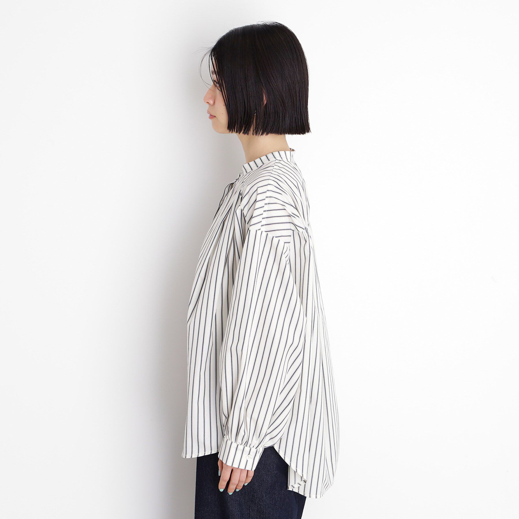 THE SHOP TK「バックシャーリングシャツ【洗える】」|シャツ・ブラウス|