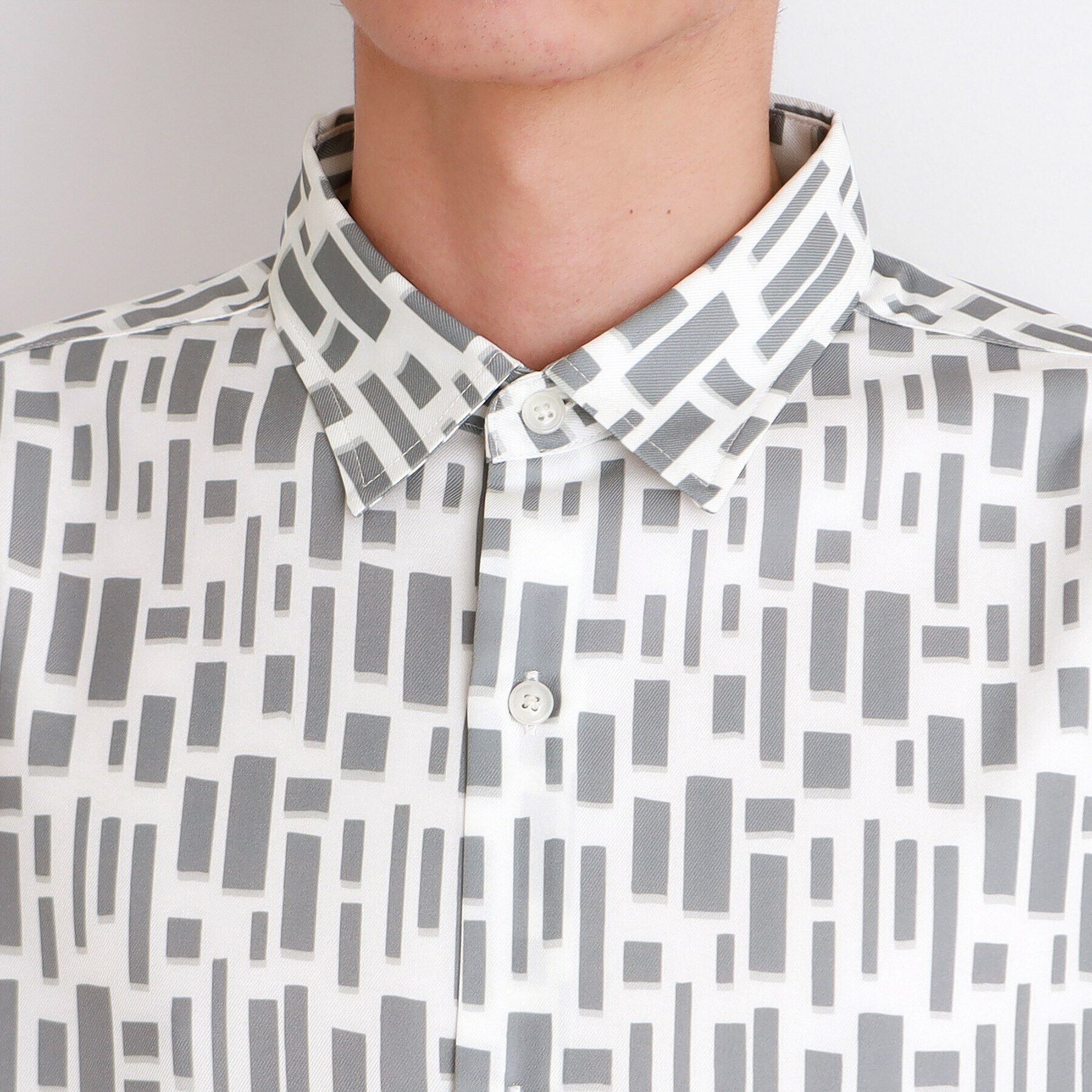 THE SHOP TK「ドライポリ長袖プリントシャツ」|シャツ・ブラウス|