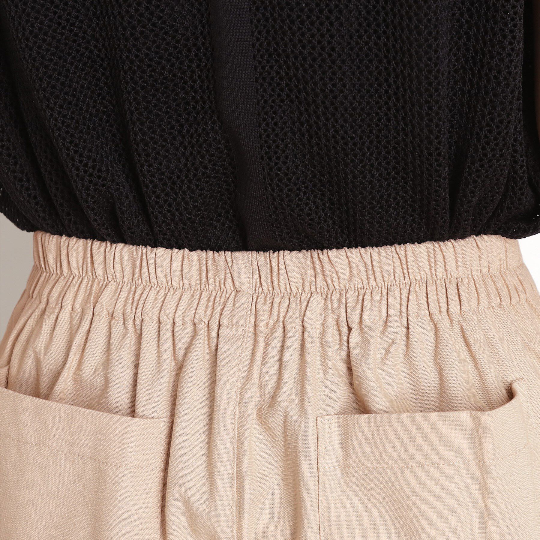 THE SHOP TK「麻混ワイドパンツ【洗える】」|その他|