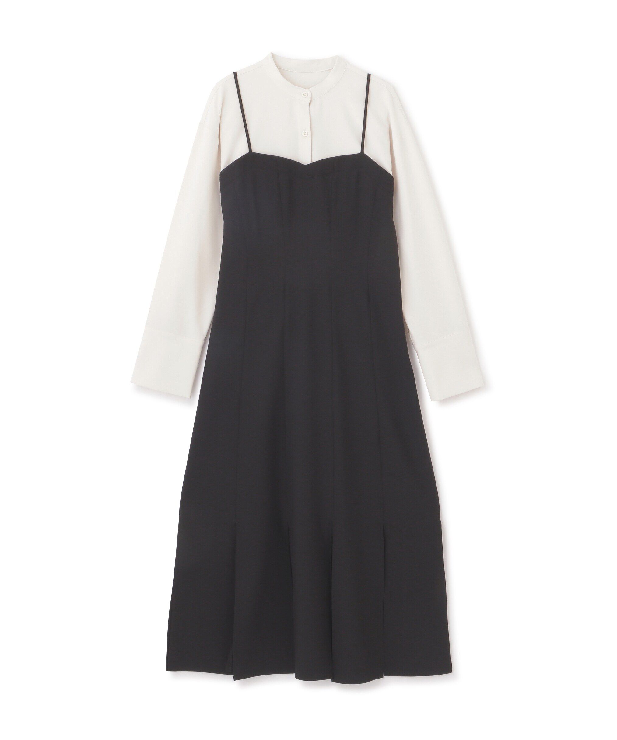  「フリンジヘムシャツワンピース」|ワンピース|