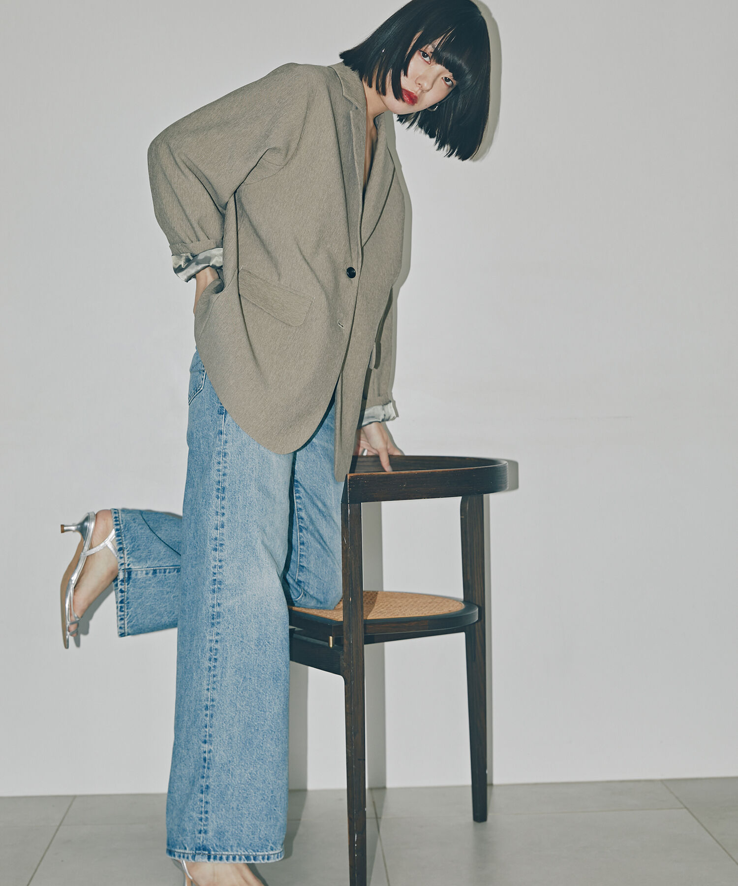  「LISA ヴィンテージワイドデニムパンツ」|その他|