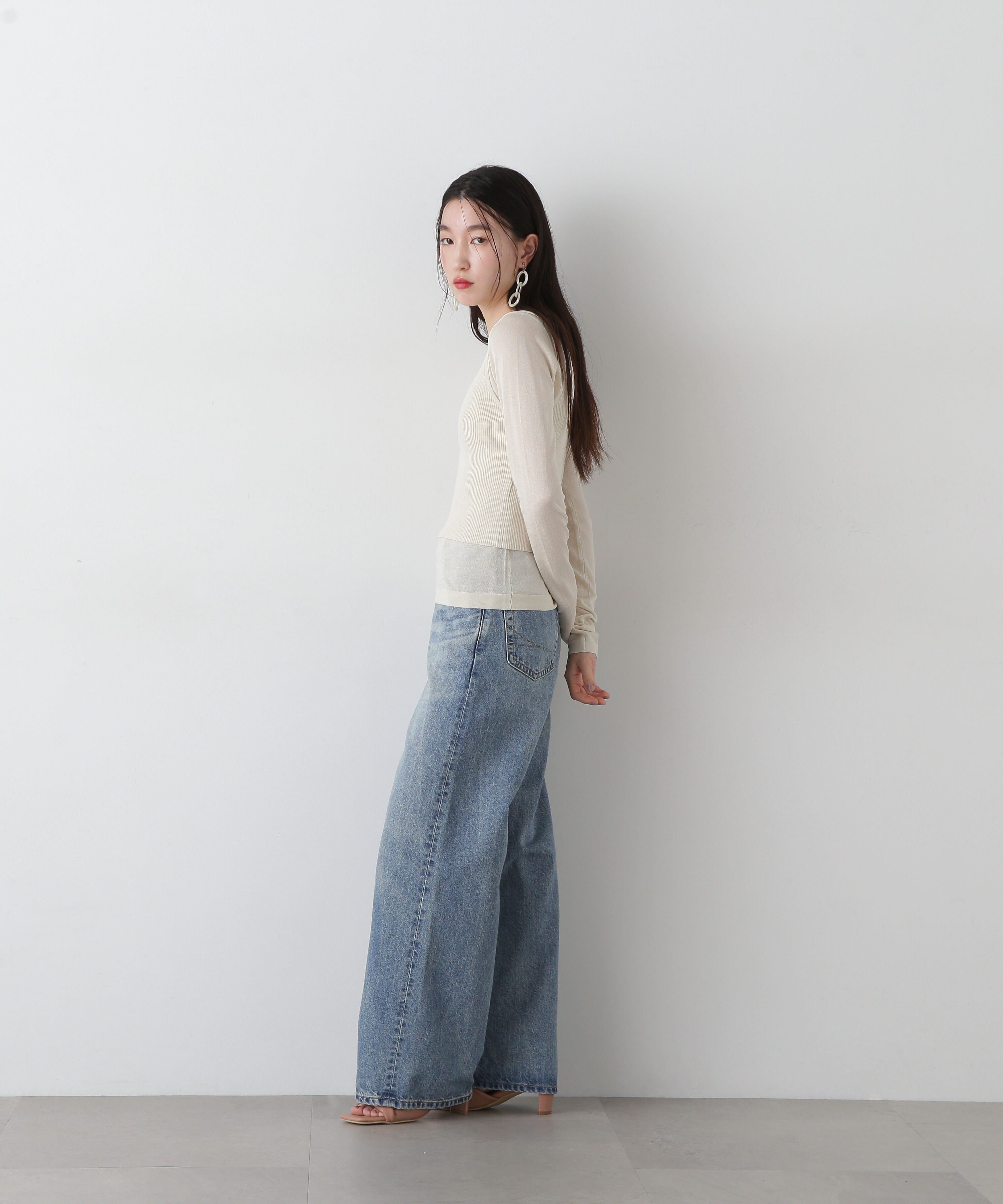  「LISA ヴィンテージワイドデニムパンツ」|その他|