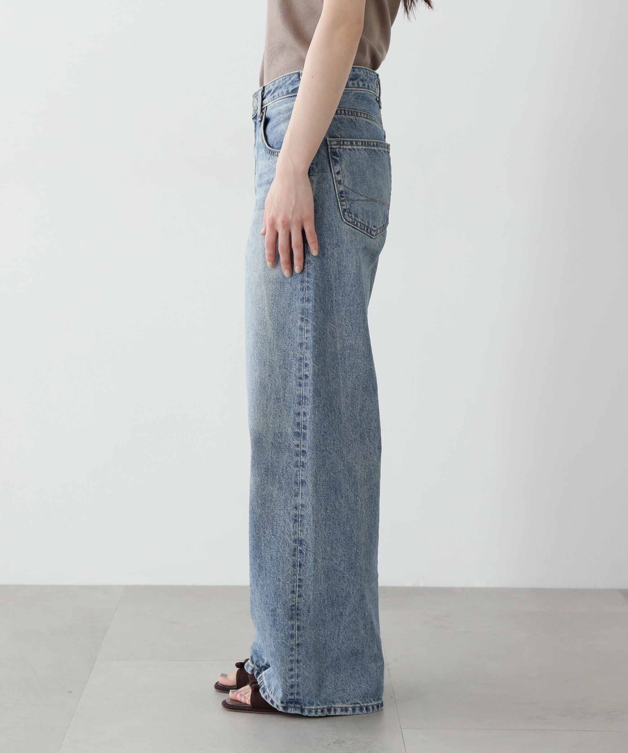  「LISA ヴィンテージワイドデニムパンツ」|その他|