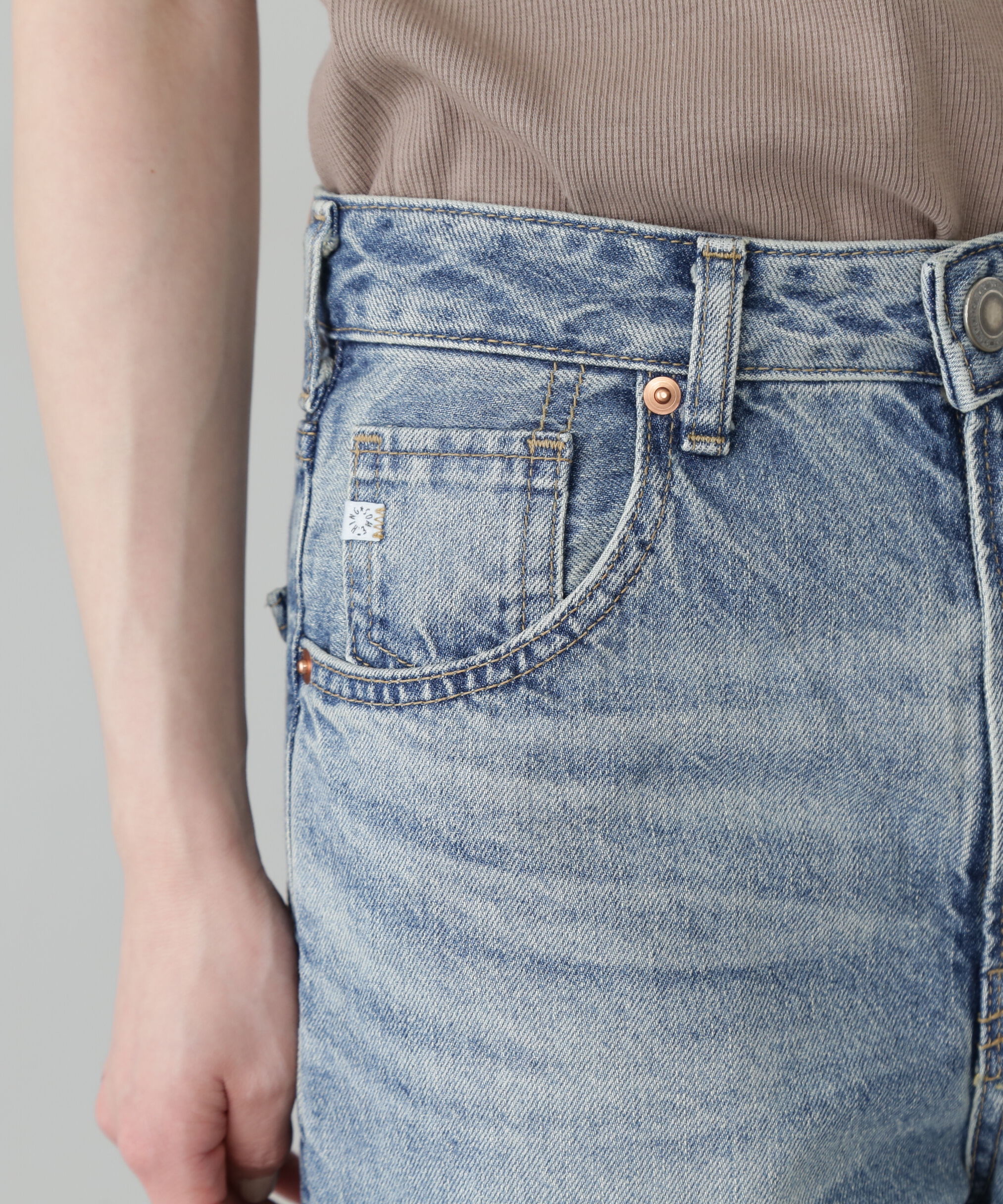  「LISA ヴィンテージワイドデニムパンツ」|その他|