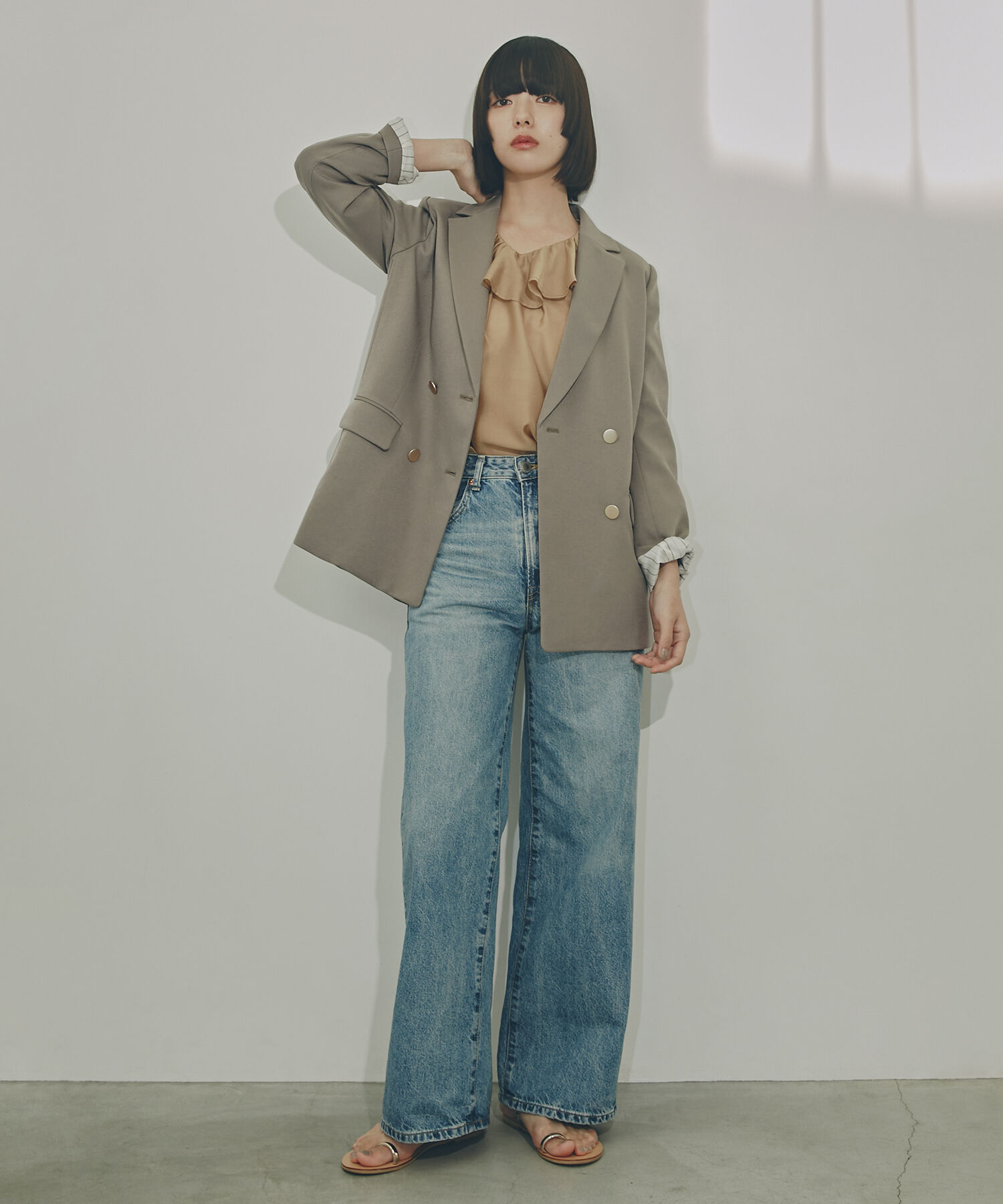  「LISA ヴィンテージワイドデニムパンツ」|その他|