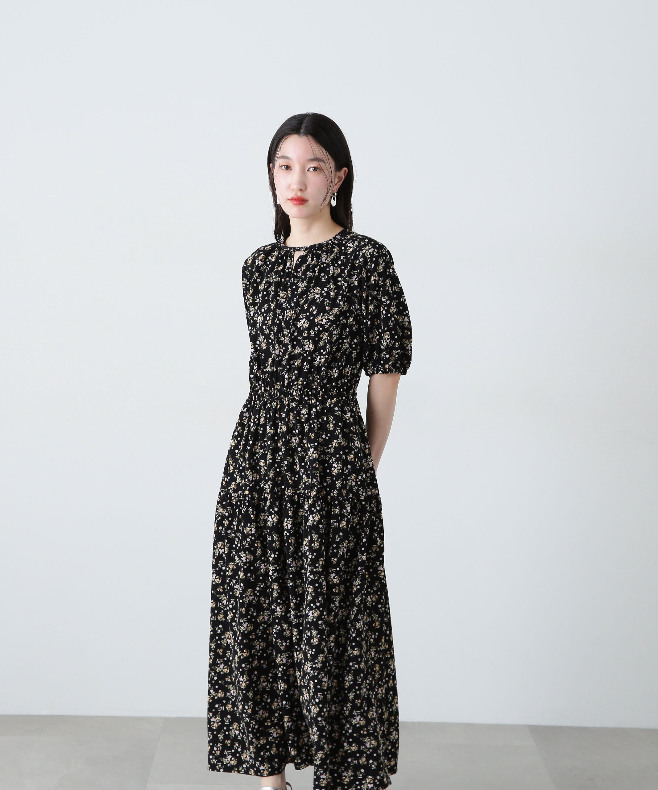  「小花柄ワンピース」|ワンピース|