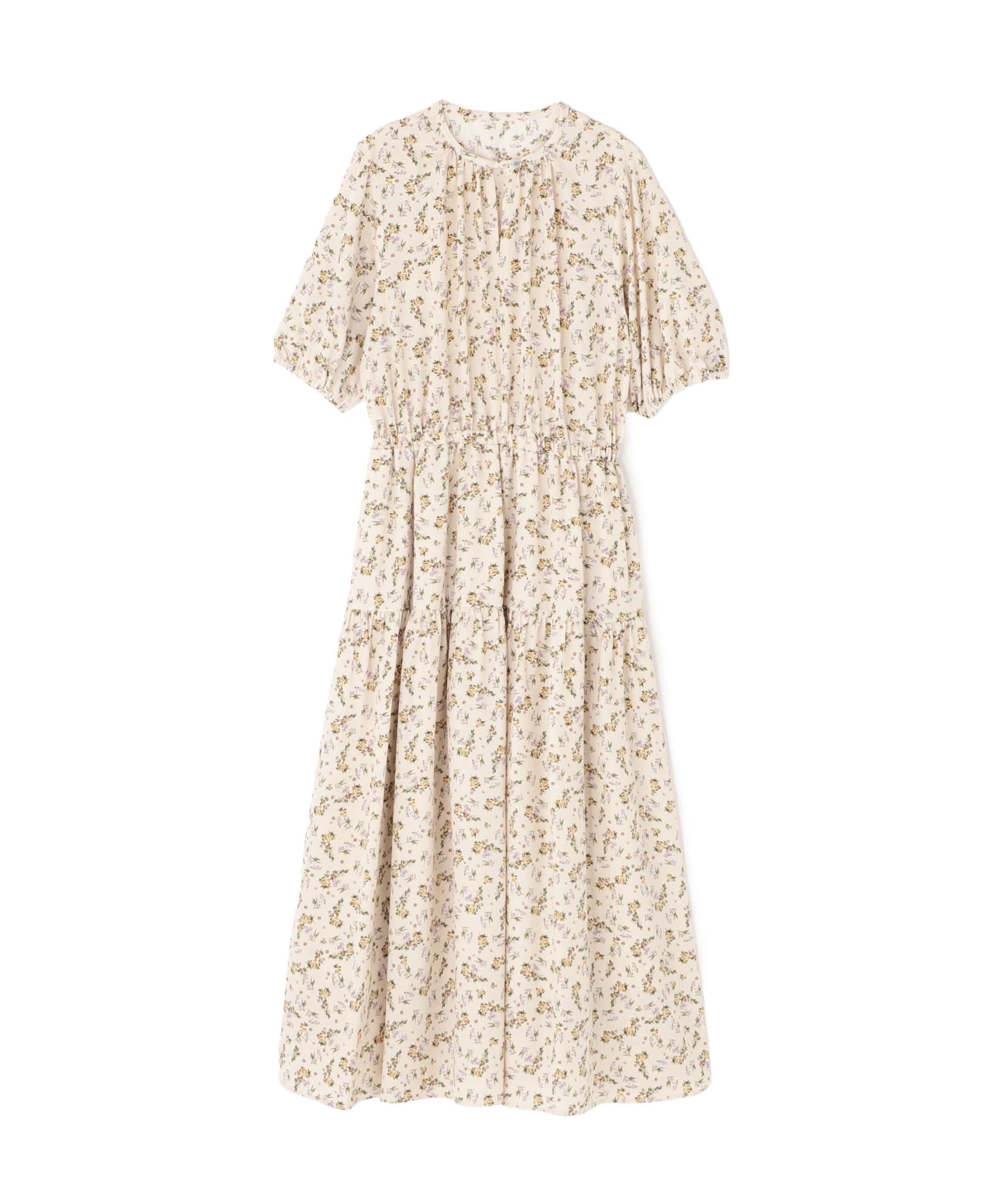  「小花柄ワンピース」|ワンピース|