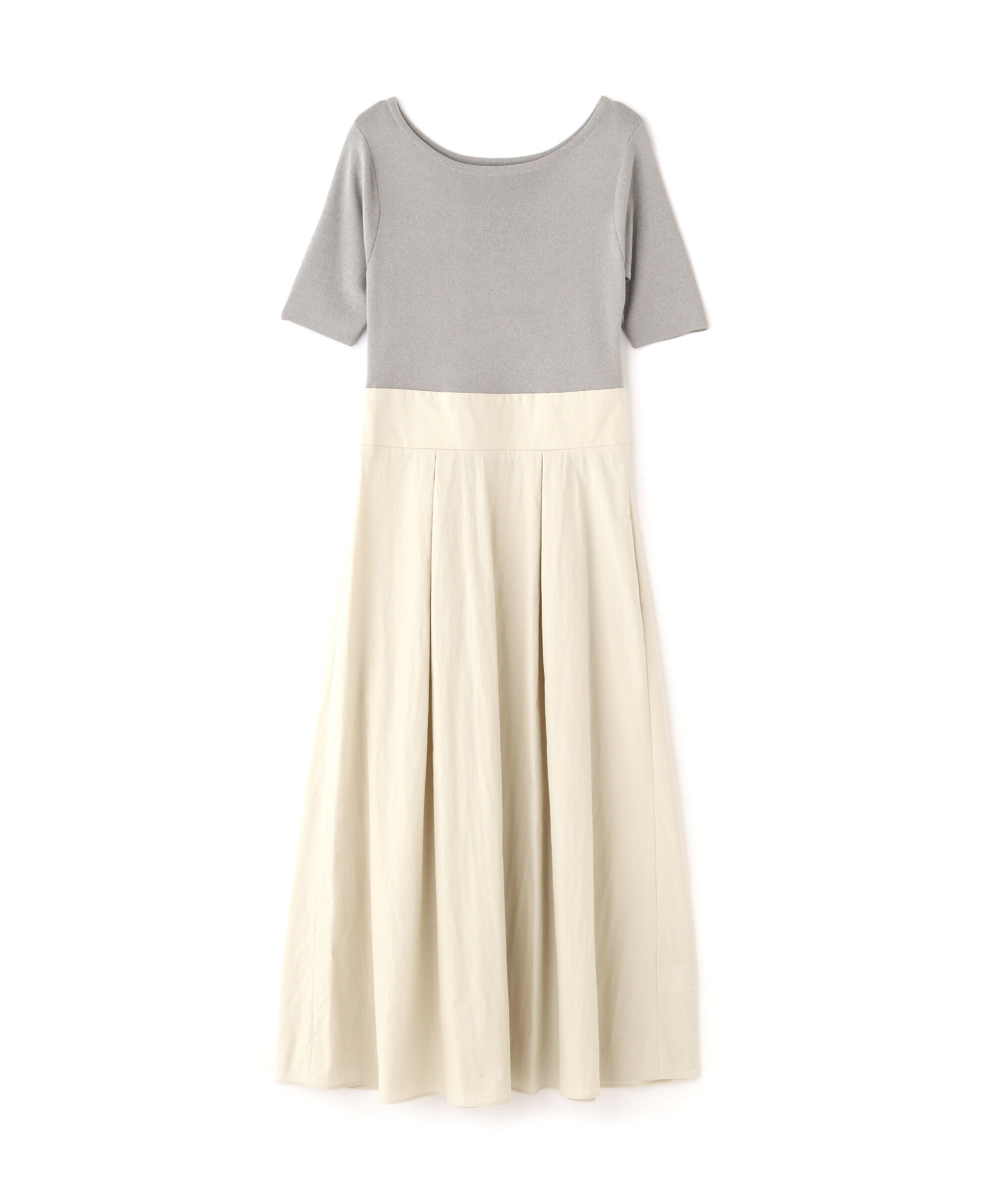  「ボートネックドッキングワンピース」|ワンピース|