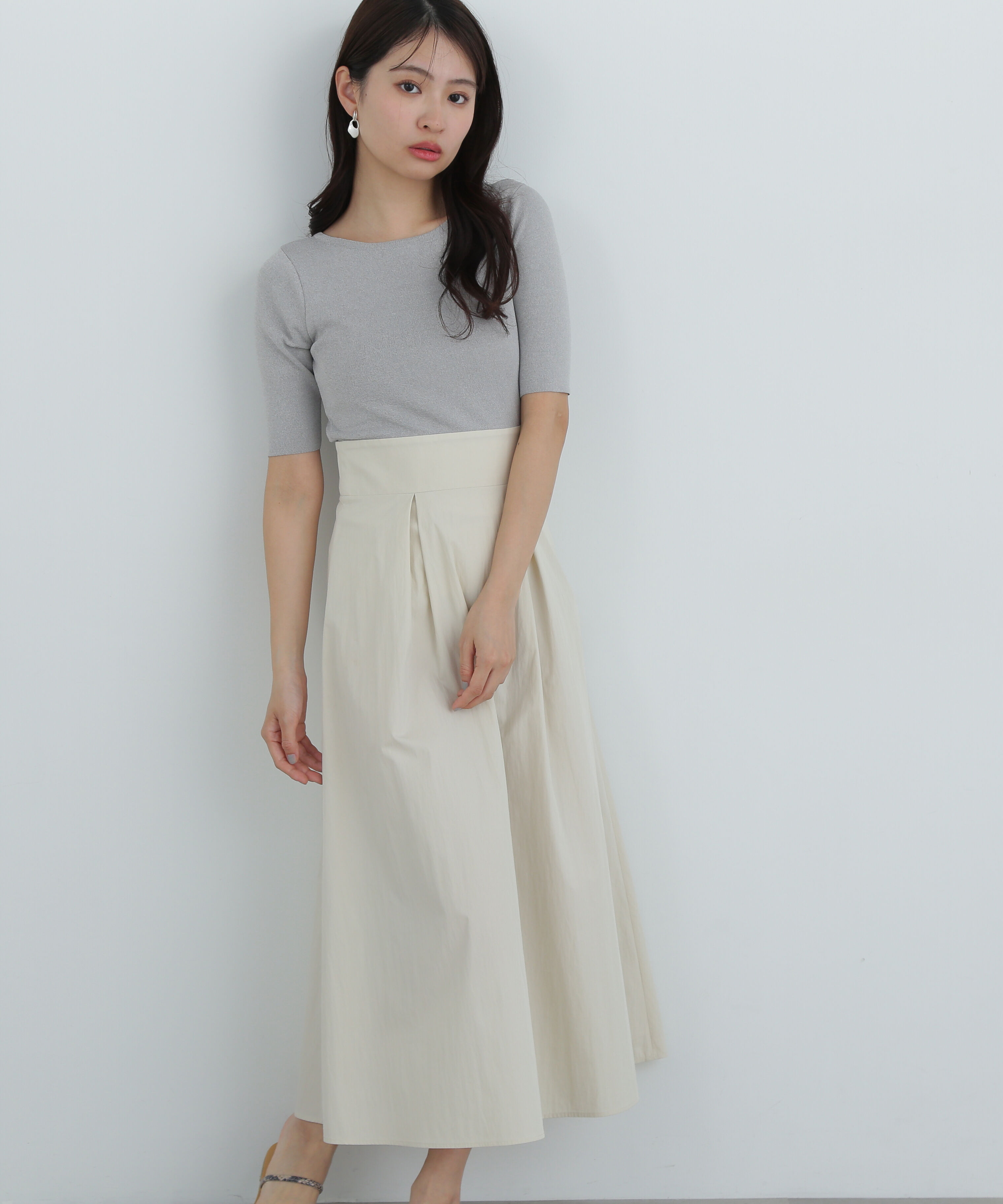  「ボートネックドッキングワンピース」|ワンピース|