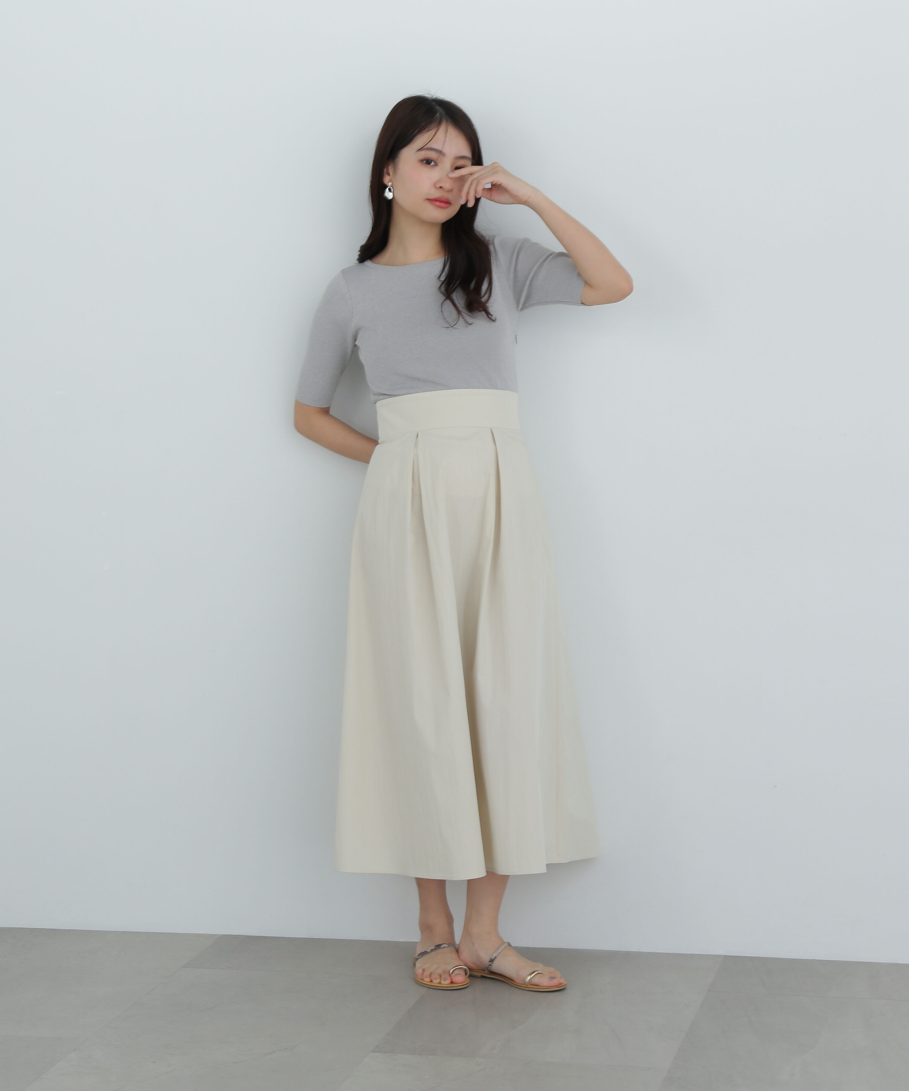  「ボートネックドッキングワンピース」|ワンピース|