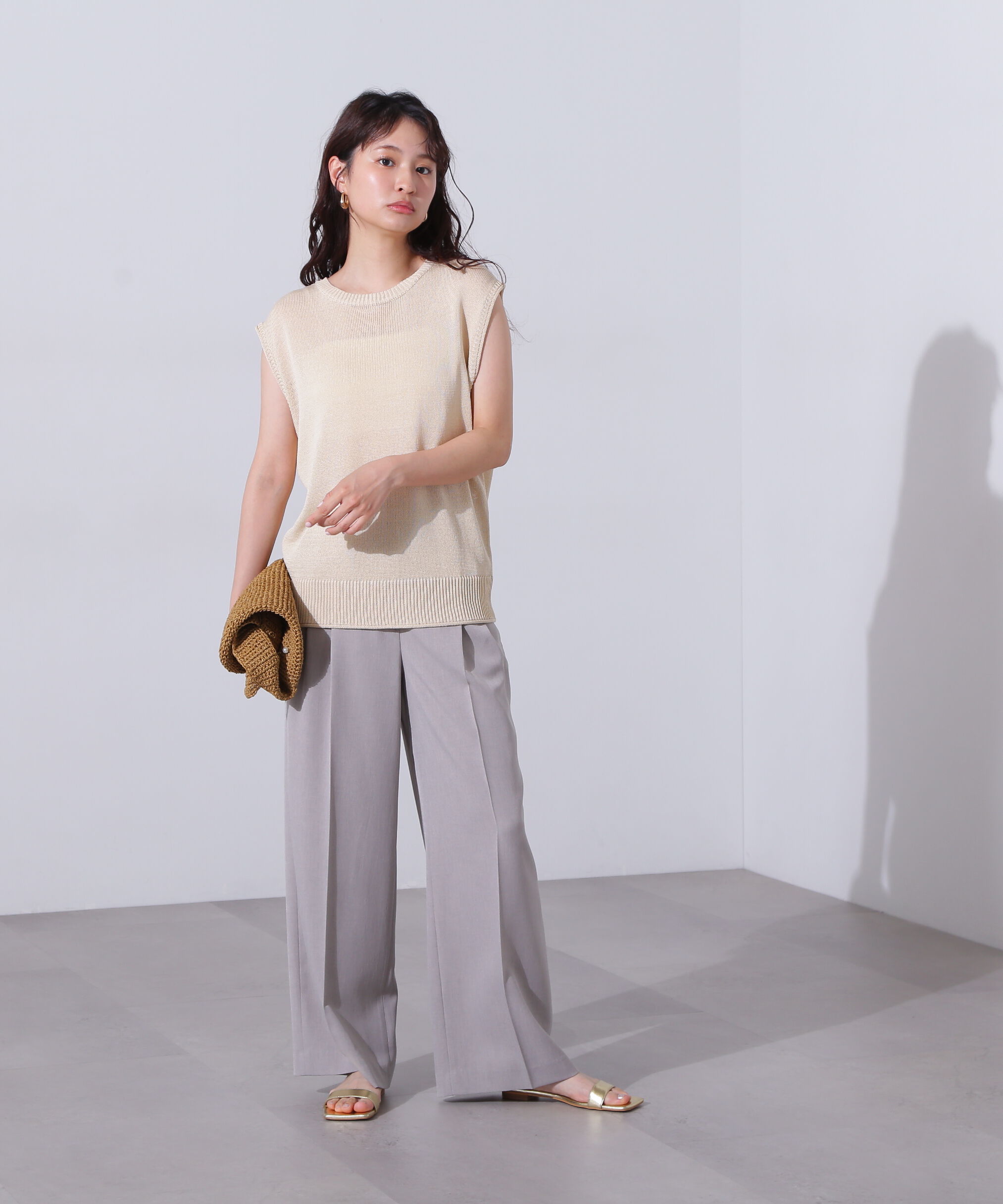  「ツータックワイドパンツ」|その他|