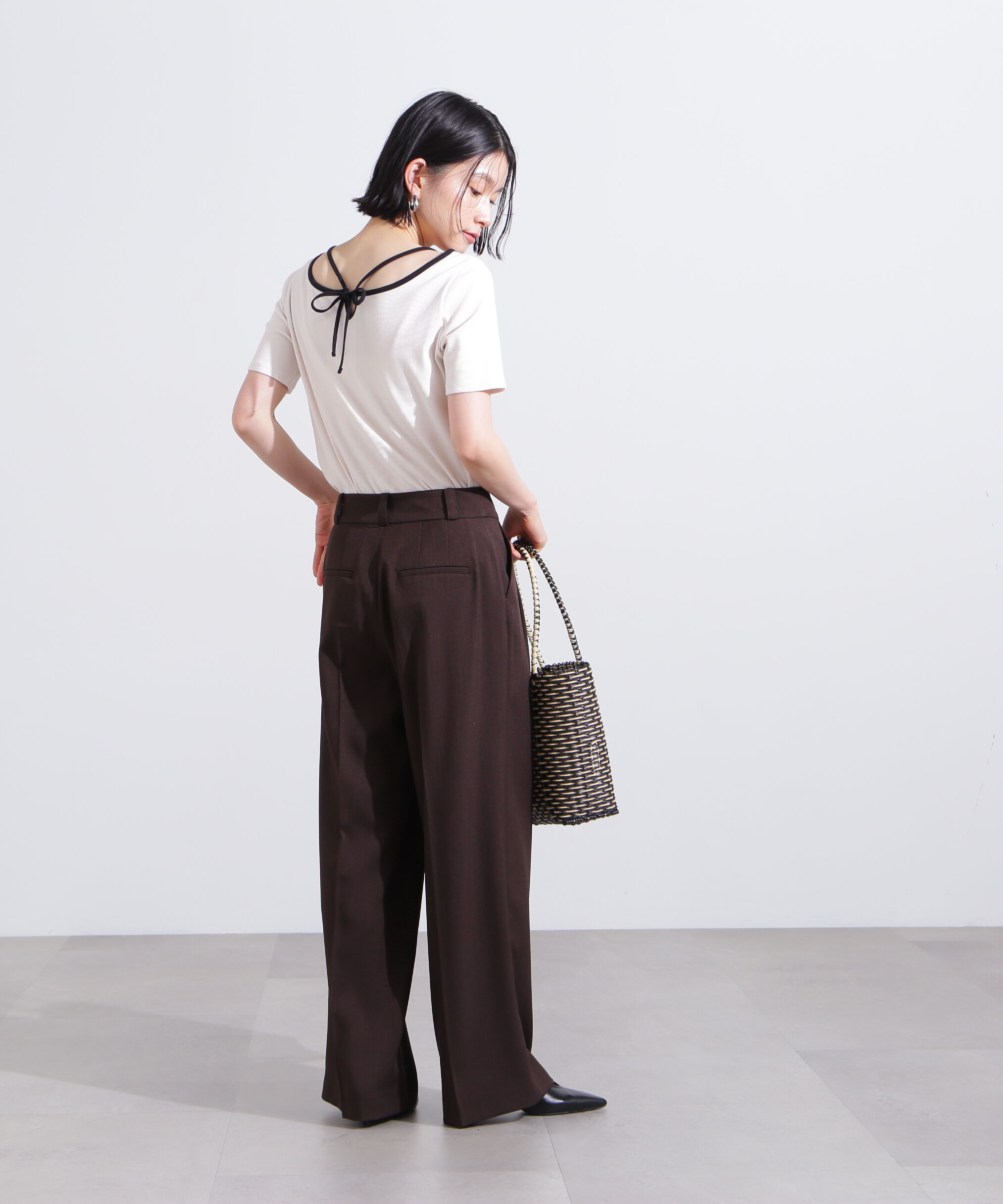  「ツータックワイドパンツ」|その他|