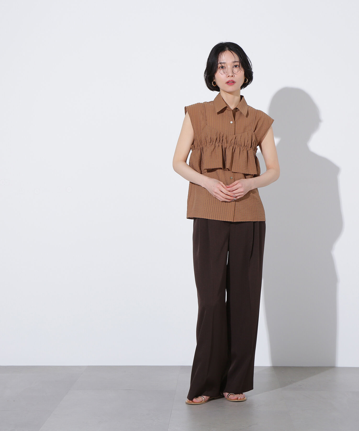  「ツータックワイドパンツ」|その他|