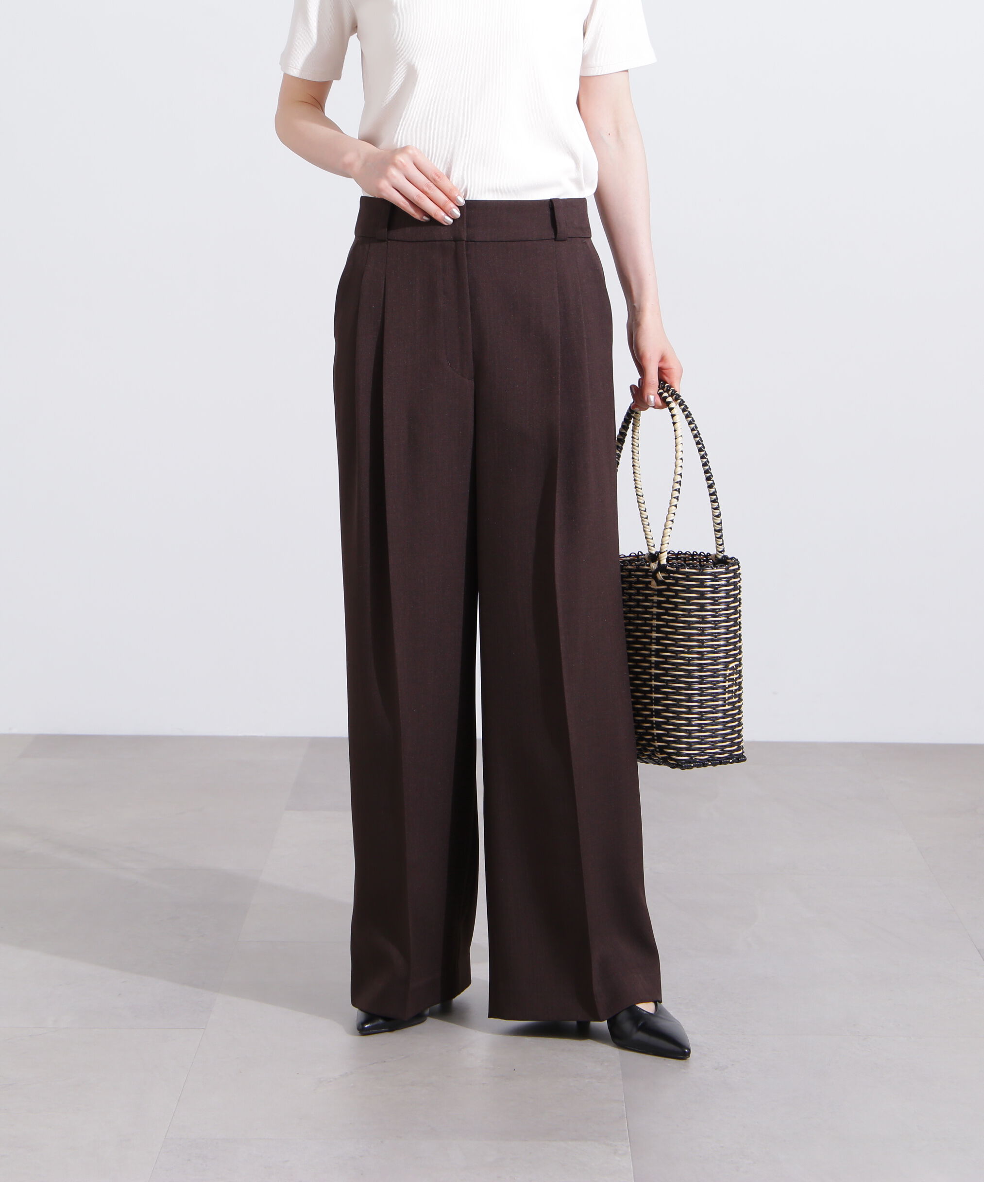  「ツータックワイドパンツ」|その他|