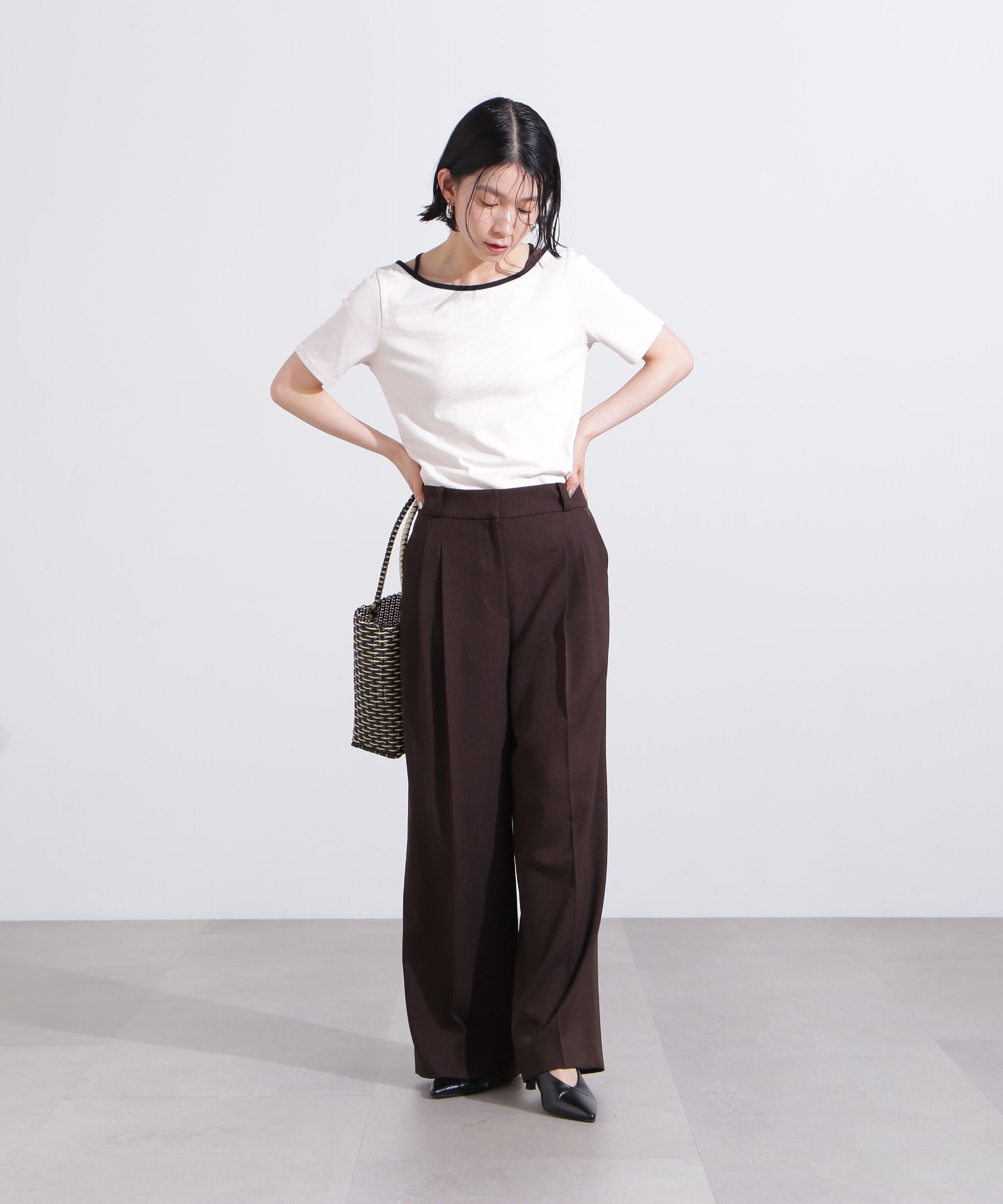  「ツータックワイドパンツ」|その他|