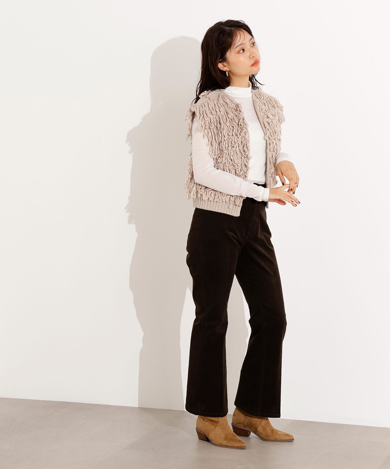  「ループニットベスト」|ニット・セーター|