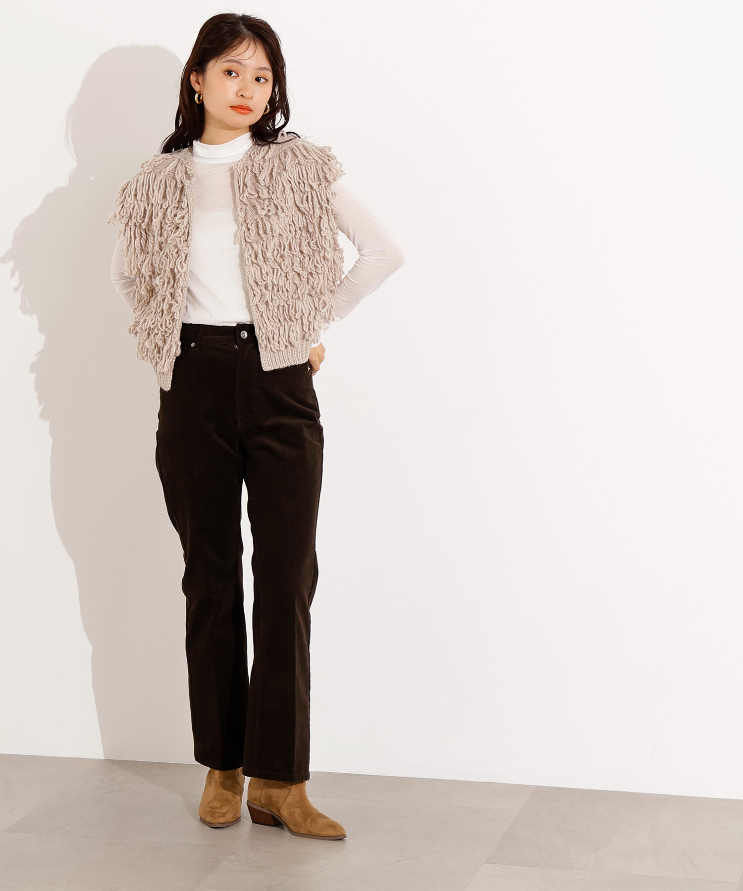  「ループニットベスト」|ニット・セーター|